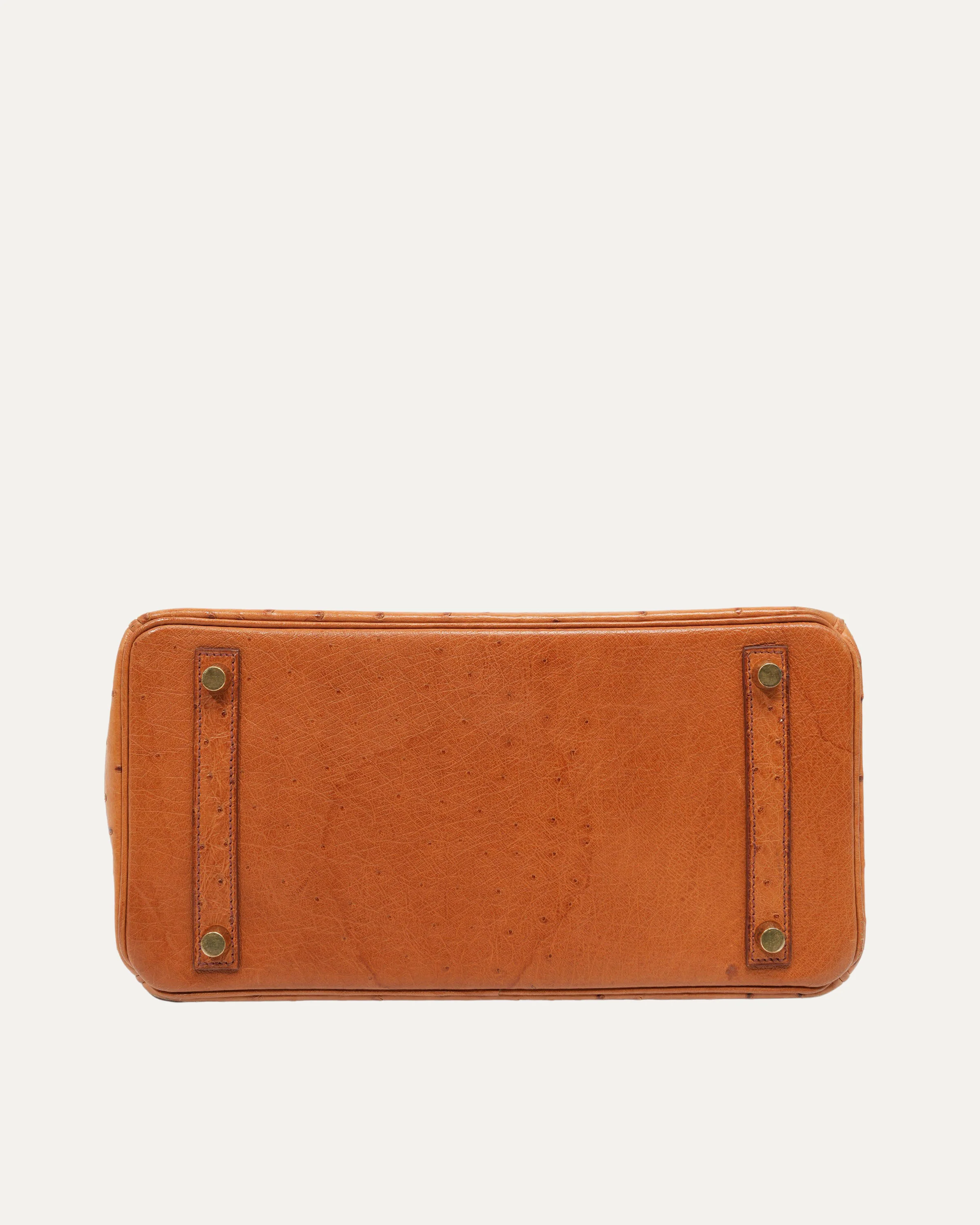 Cognac Ostrich Birkin 30 - Image 5