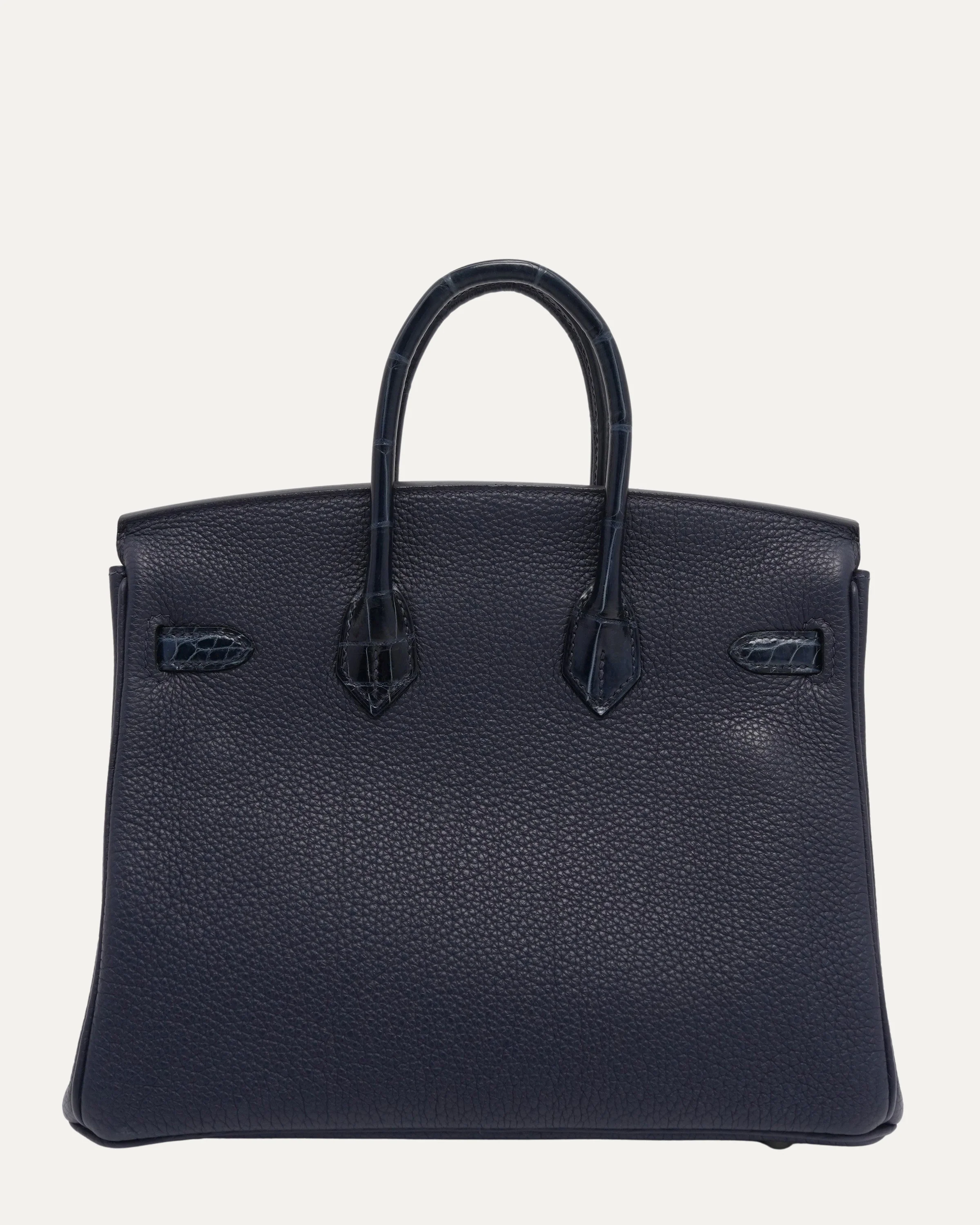 Shiny Crocodile Togo Birkin Touch 25 - Image 3