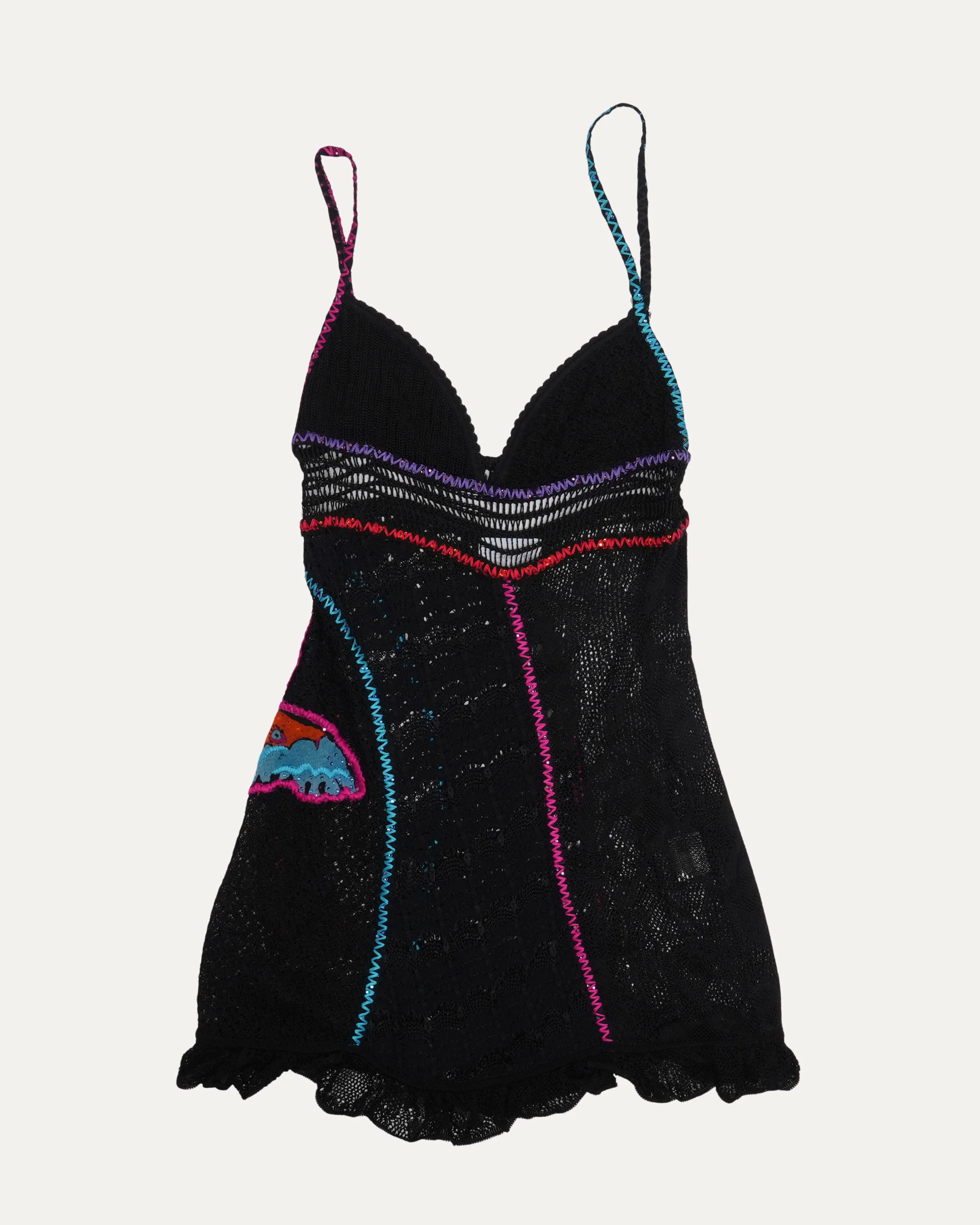 SS 2003 Butterfly Crochet Dress