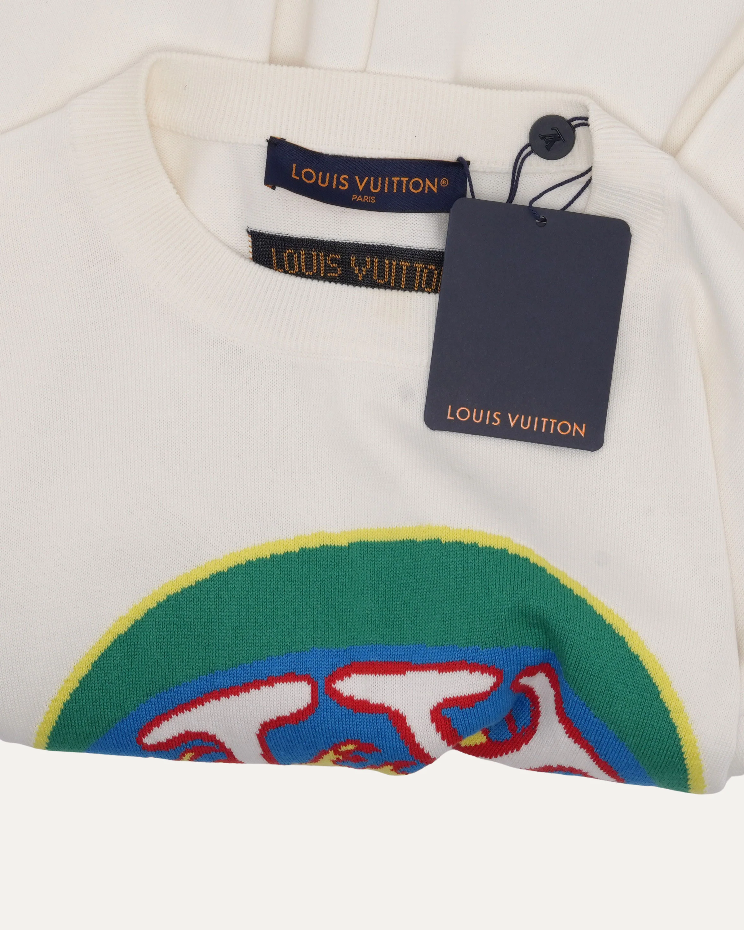 Intarsia Knit Baseball T-Shirt - Image 3