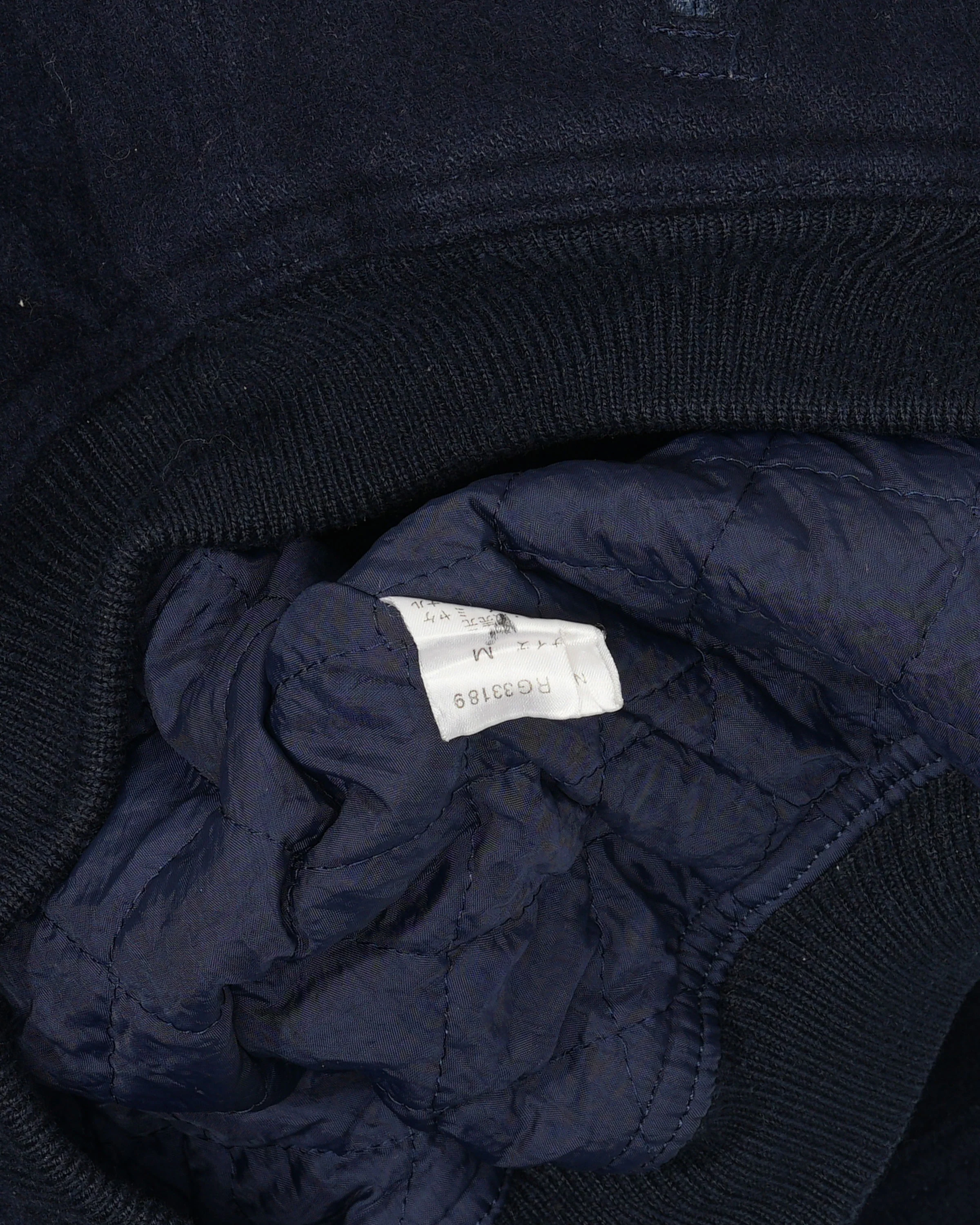 Care Label Wool Bomber Jacket - Image 4