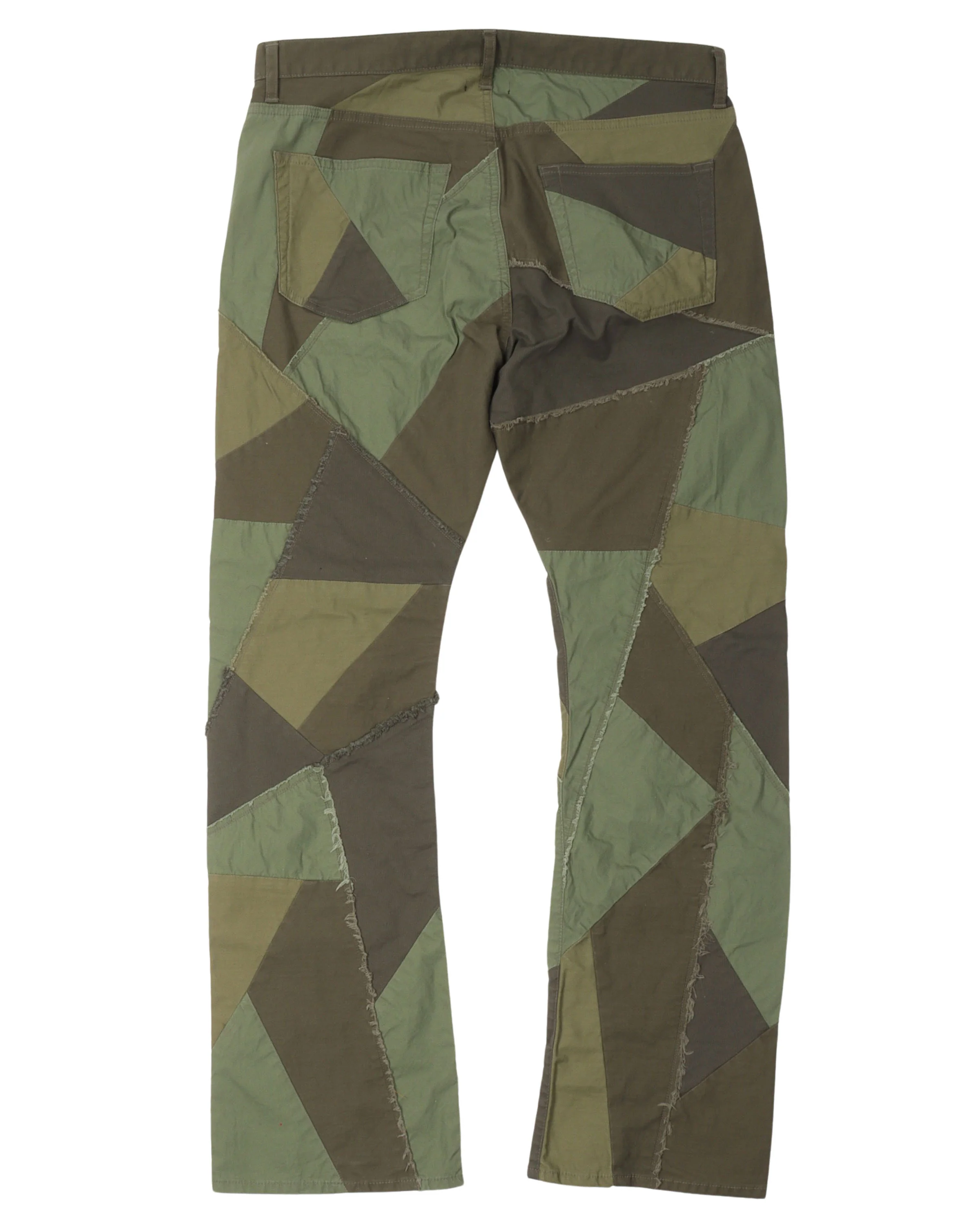 Patchwork Caribou Bootcut Pants - Image 2