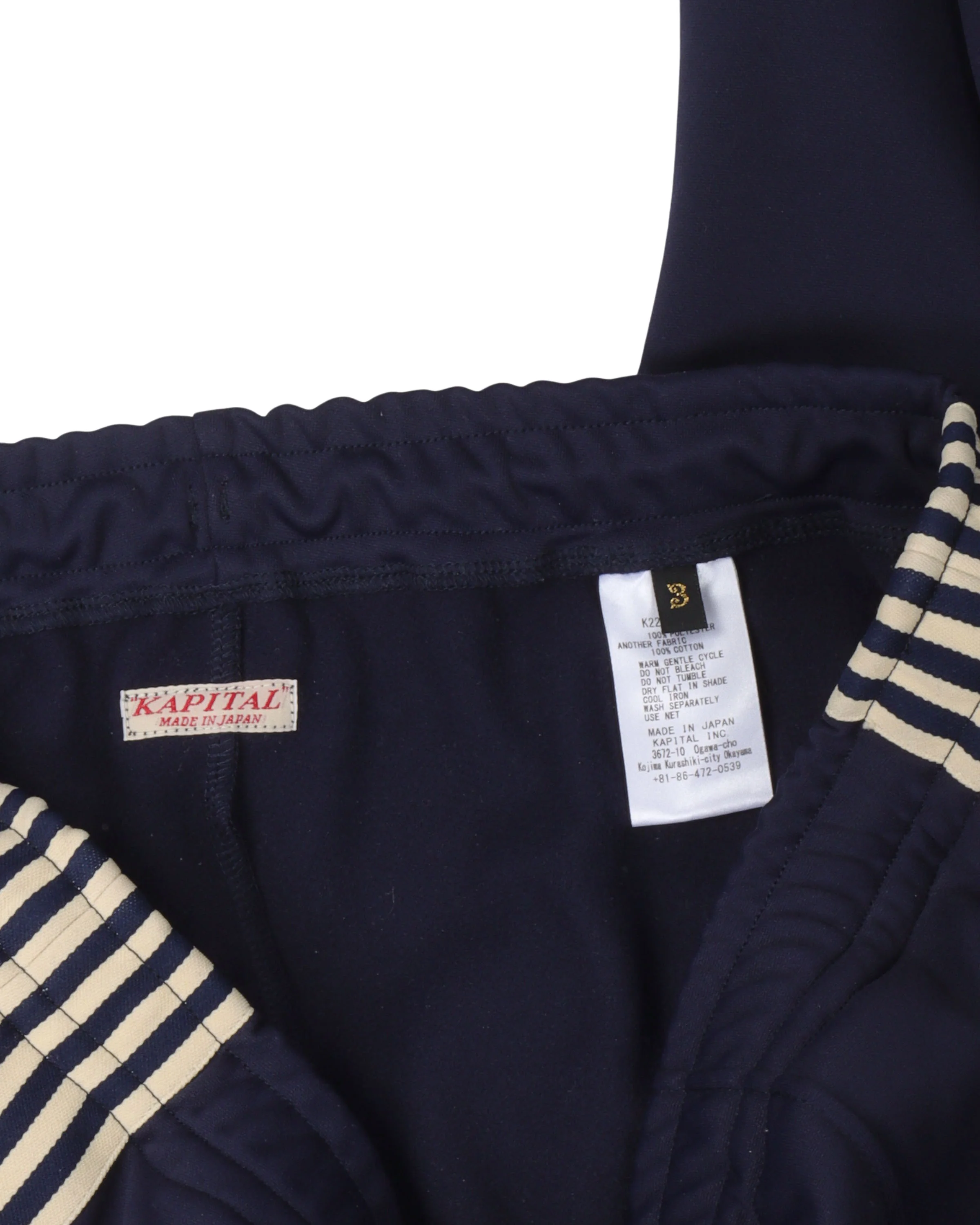 Flared Striped Jersey Track Pants - Image 3