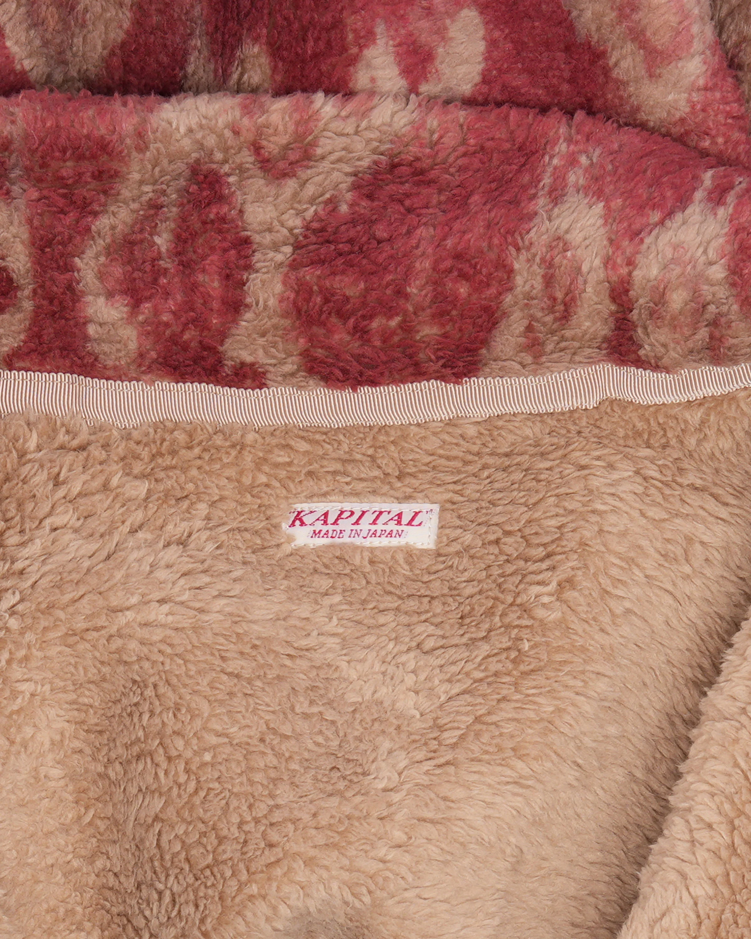 Java Kasuri Fleece Zip Blouson - Image 3