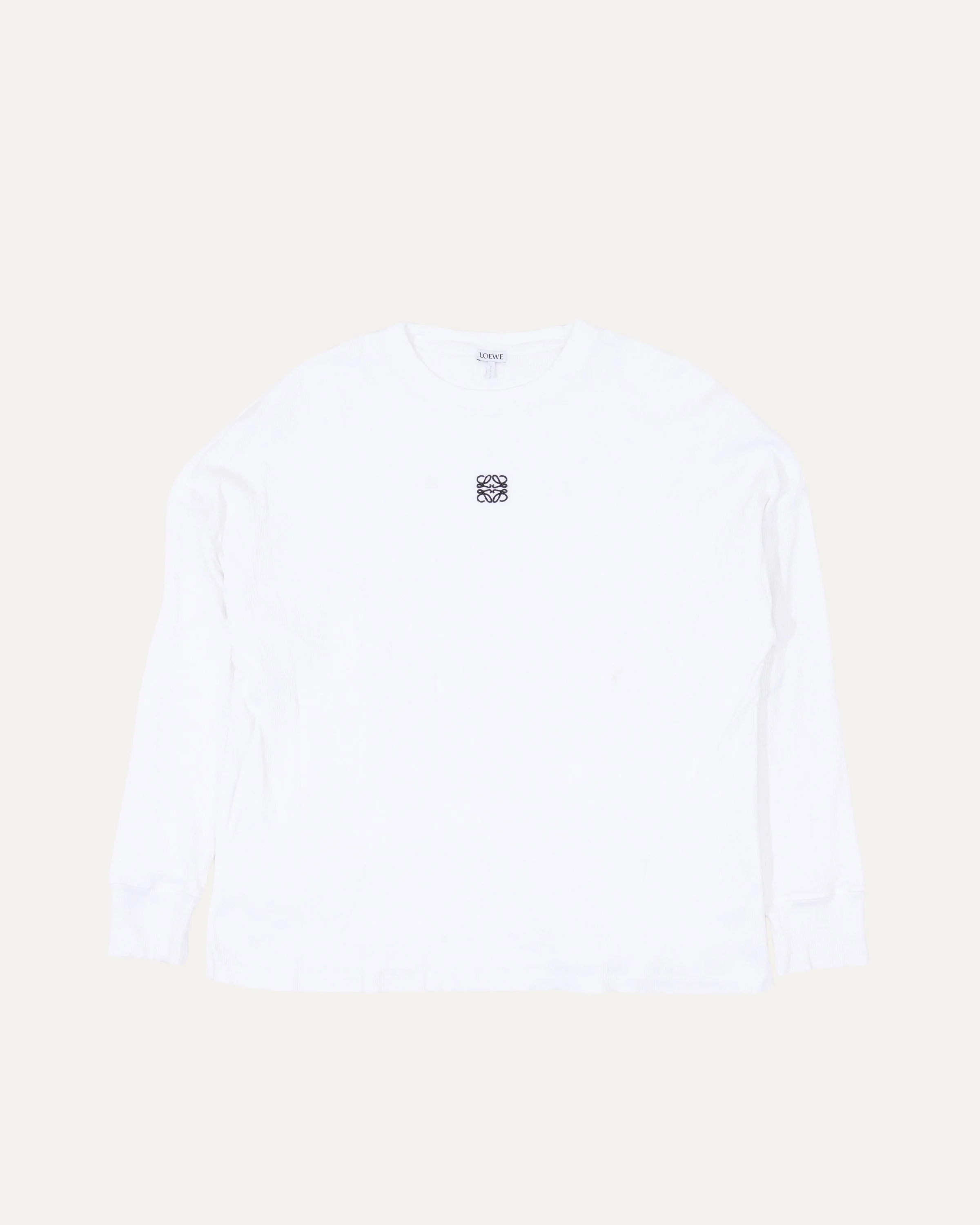 Embroidered Logo Thermal Long Sleeve T-Shirt