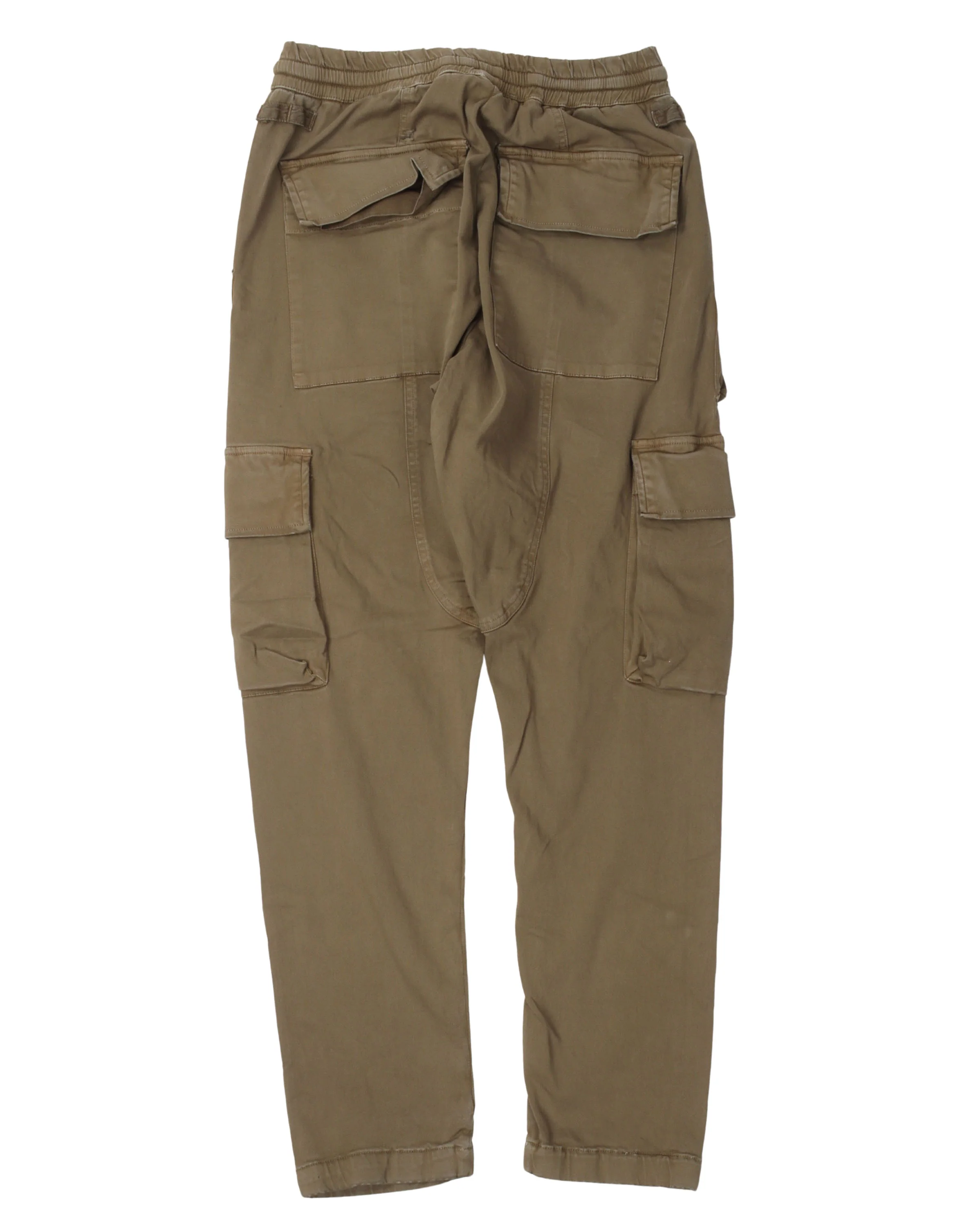 Drop Crotch Drawstring Cargo Pants - Image 2