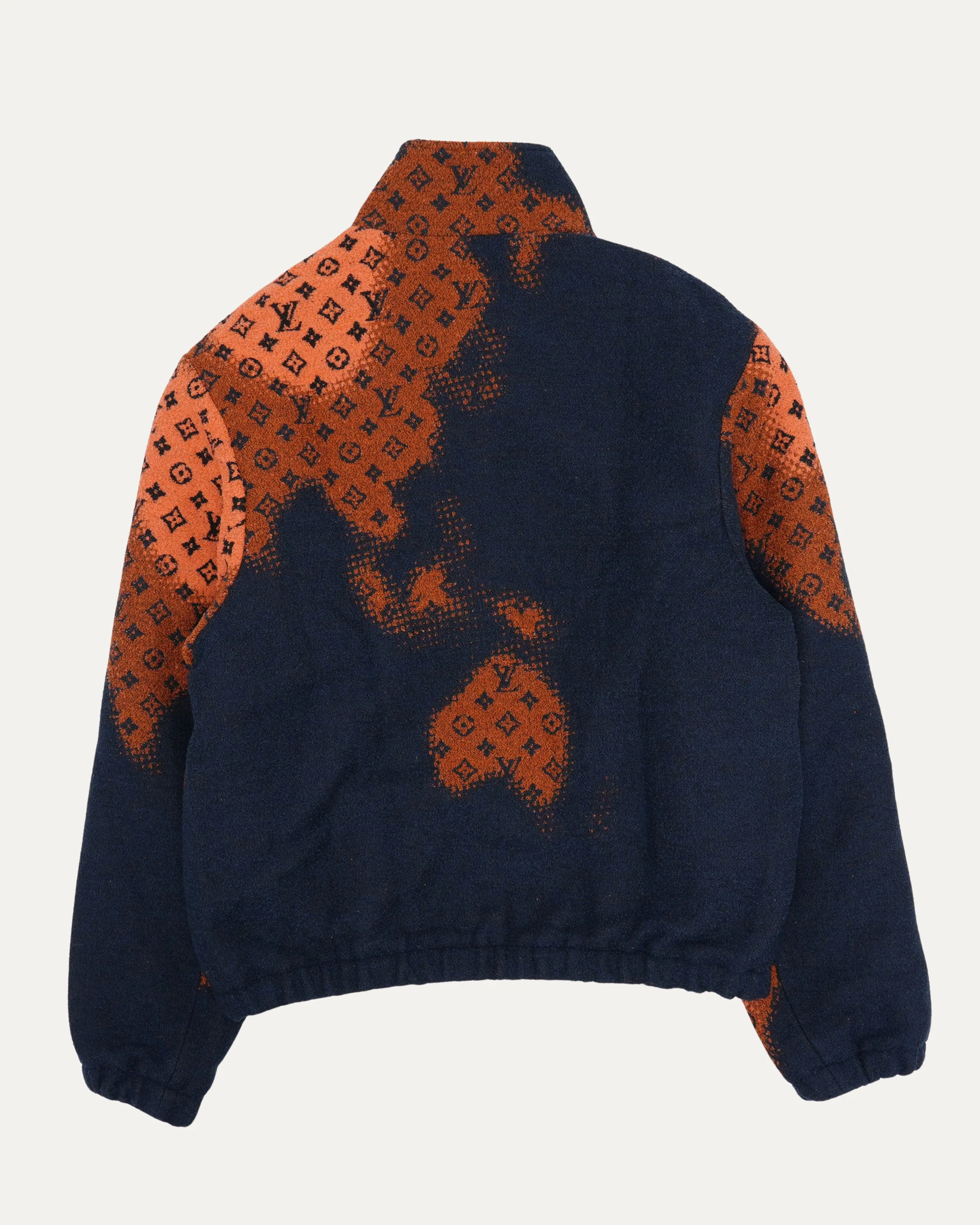 Bonfire Monogram Fleece Bouclette Blouson Jacket - Image 2