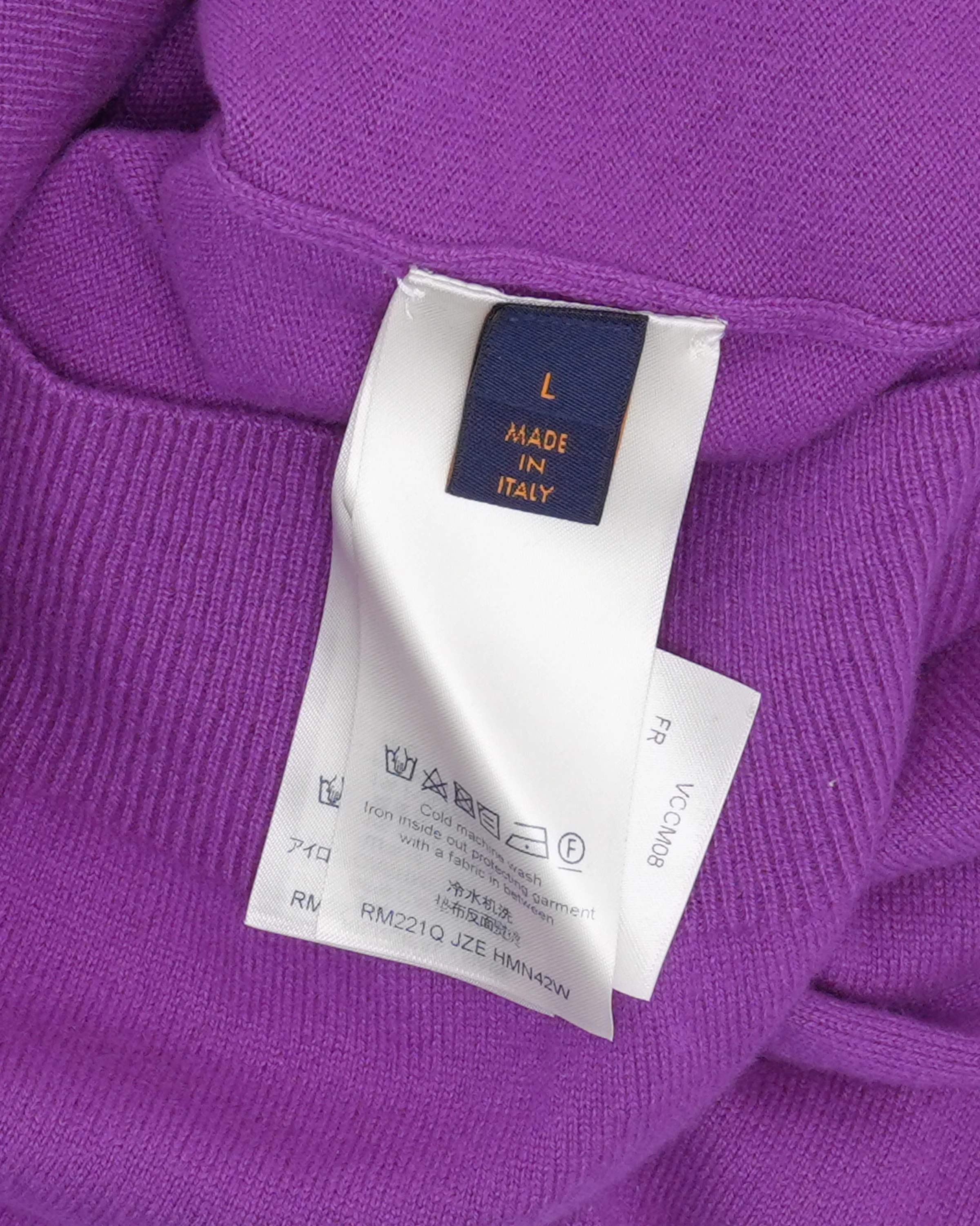 Cashmere Blend Embossed Hooded Sweater - Image 4
