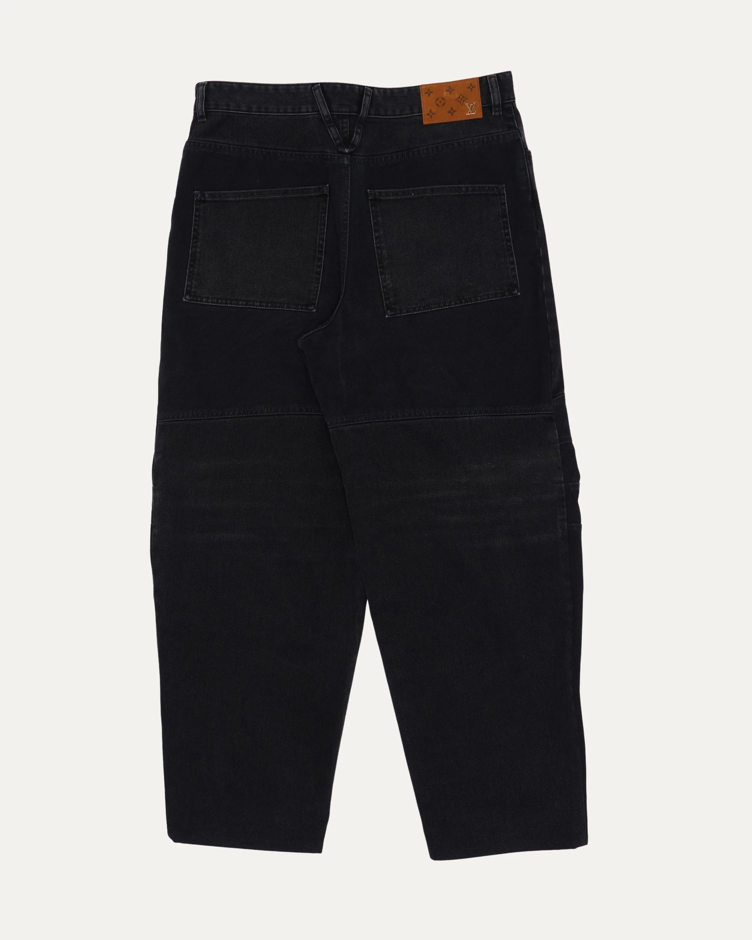 Denim Monogram Work Pants - Image 2