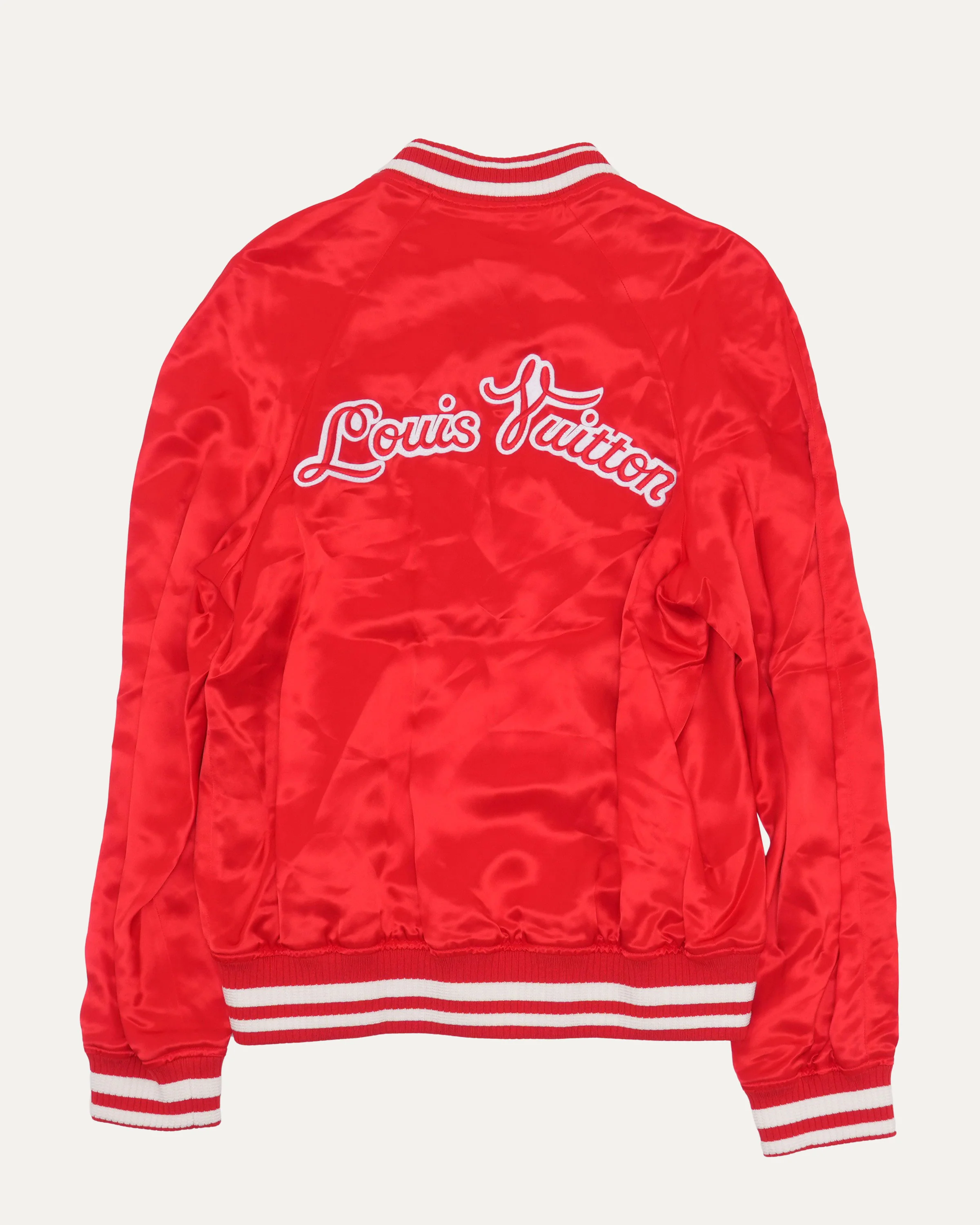 Embroidered Script Varsity Jacket - Image 2