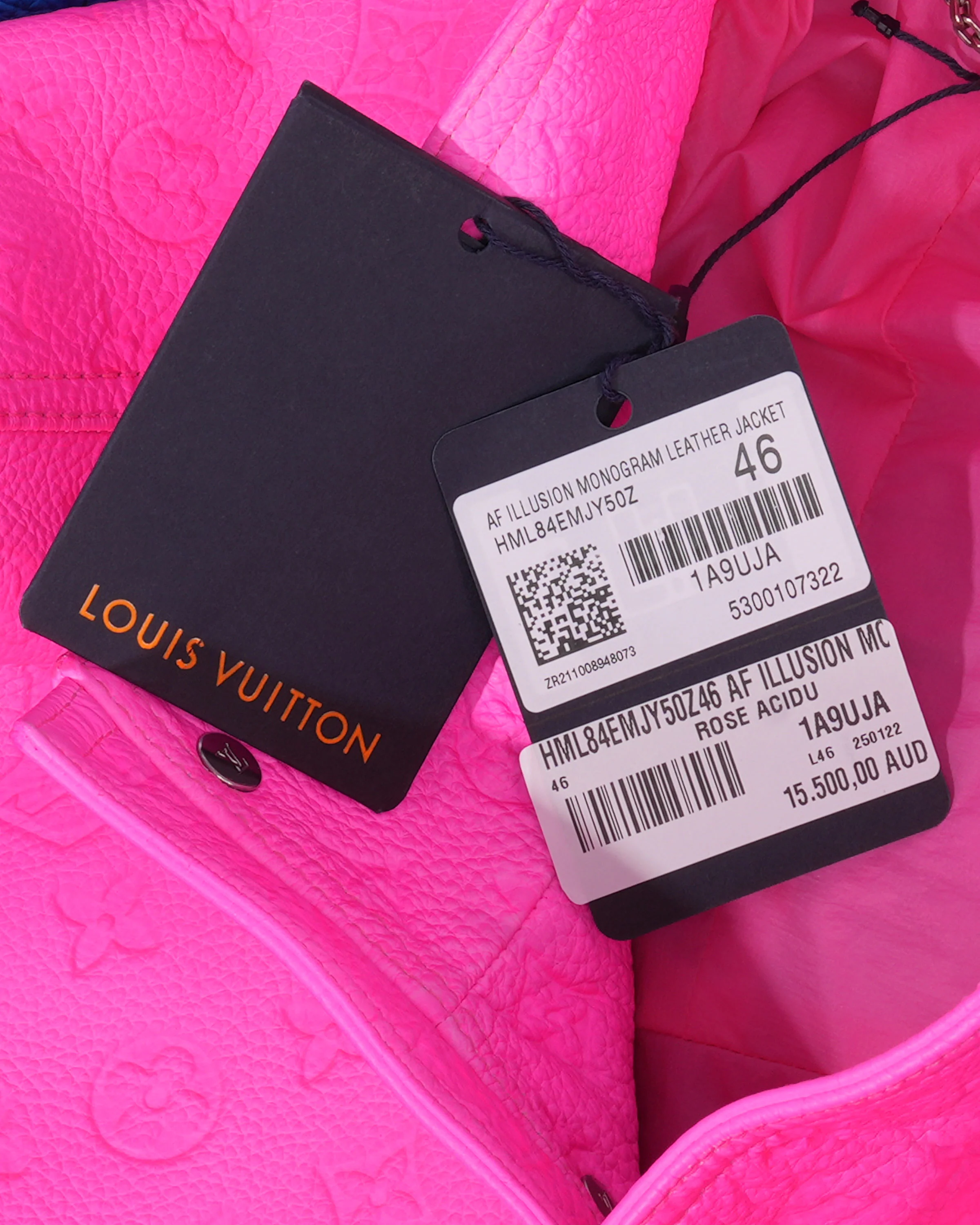 Illusion Monogram Leather Jacket - Image 3