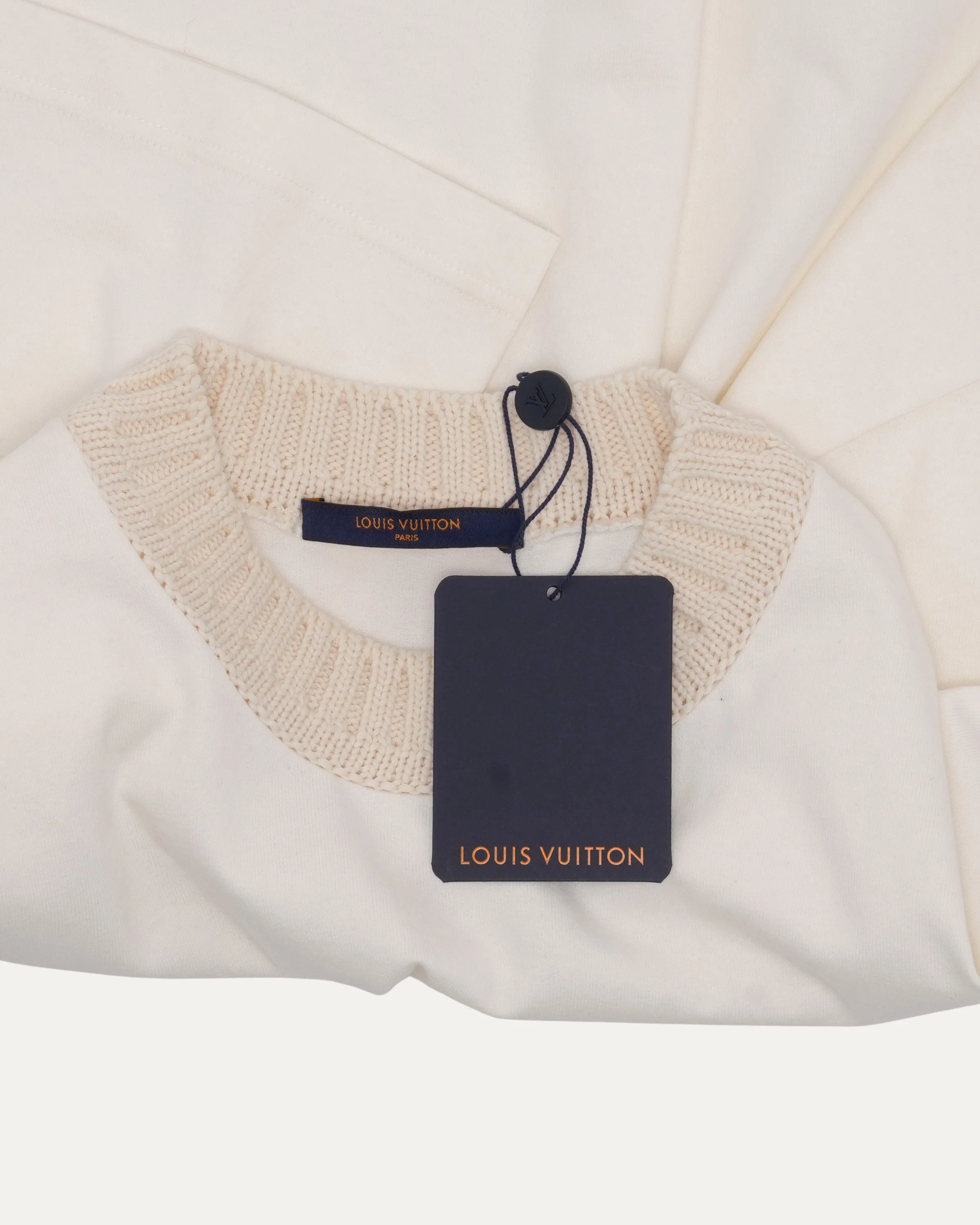 Knit Collar T-Shirt - Image 3
