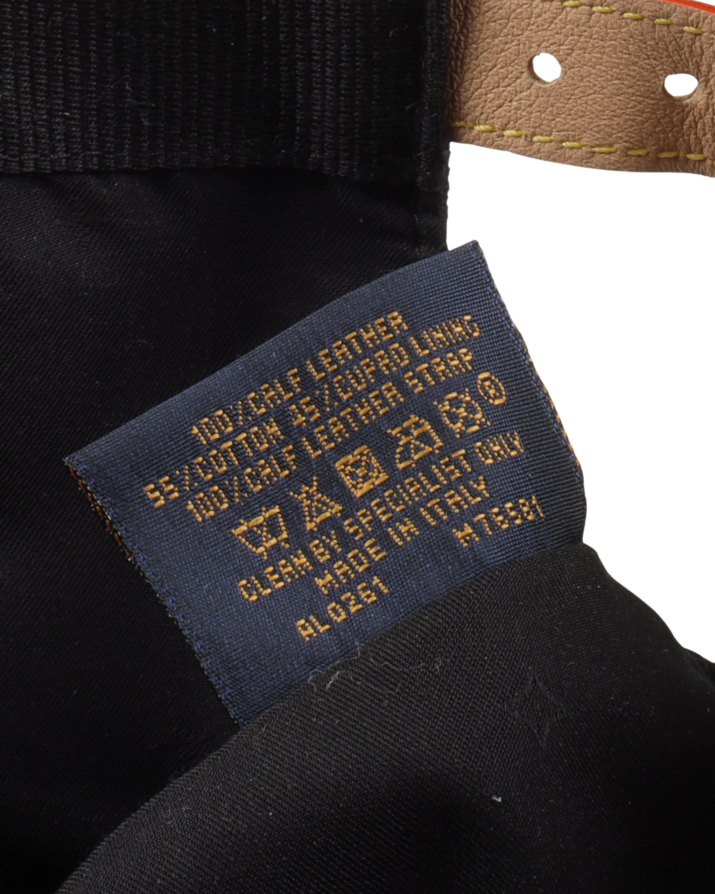 Leather Monogram Baseball Hat - Image 4