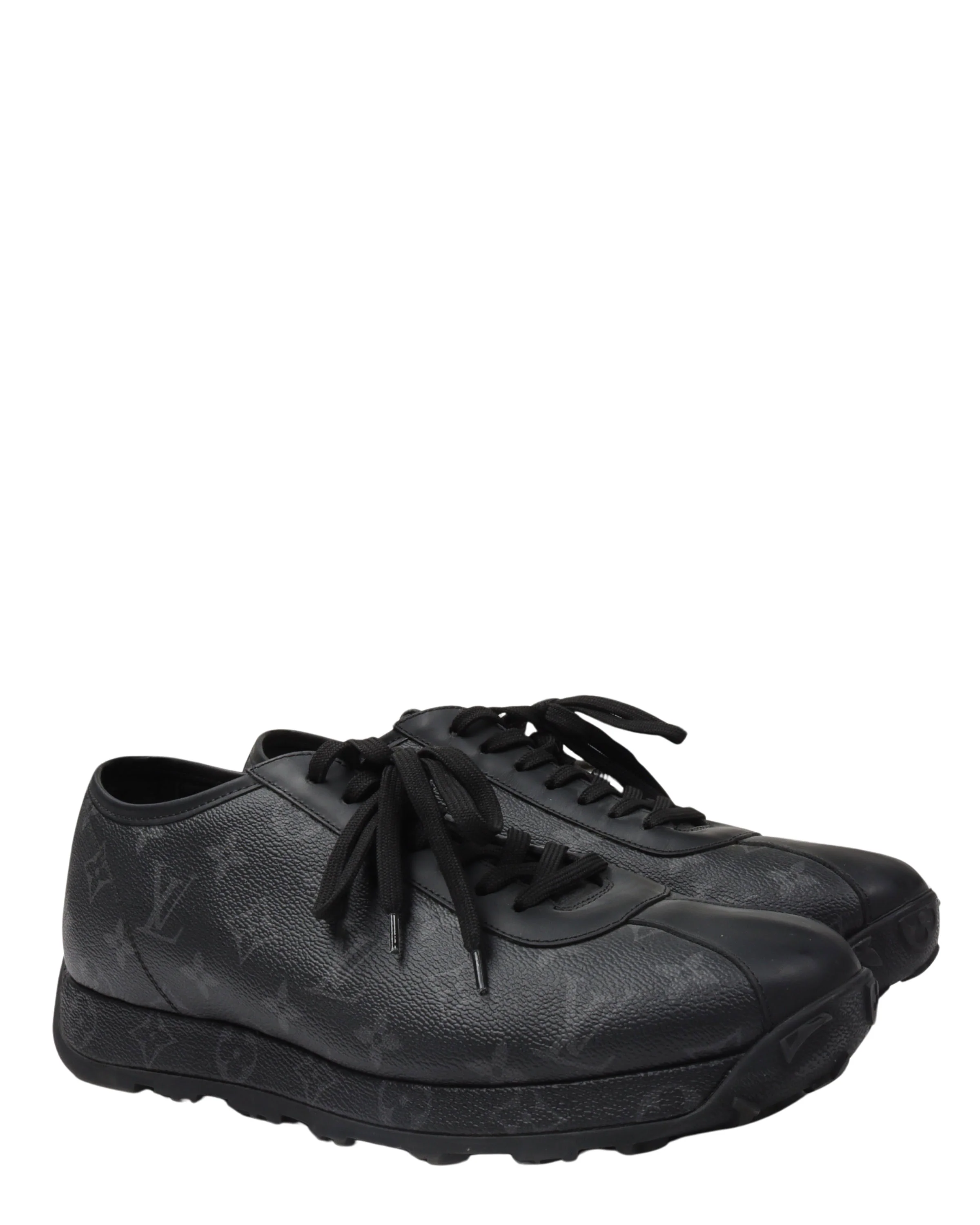 Leather Monogram Trainer