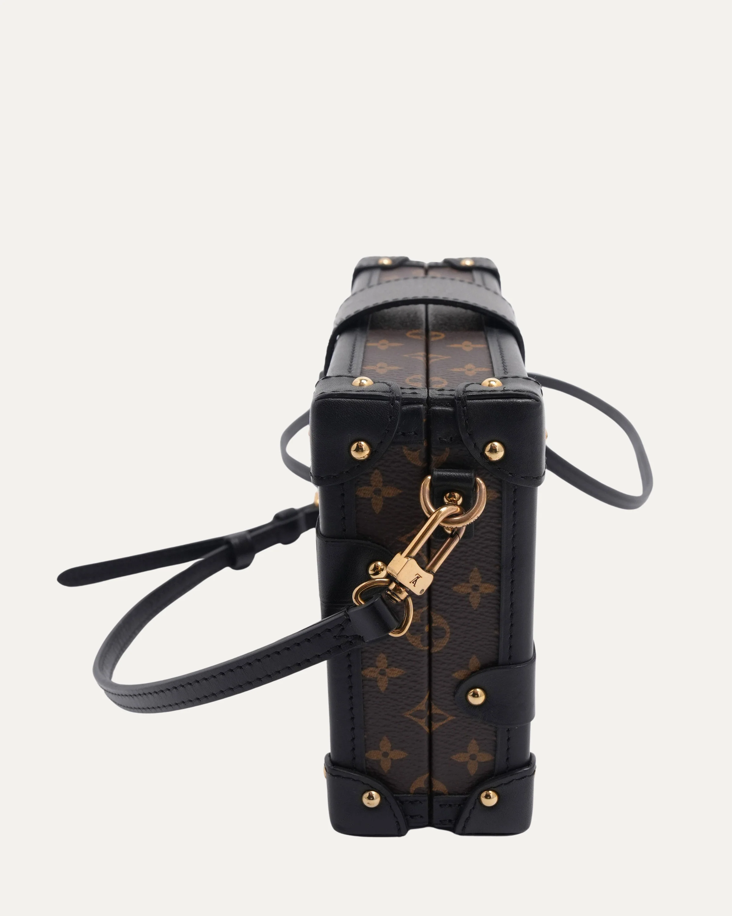 Monogram Patches Petite Malle Crossbody Trunk Bag - Image 4