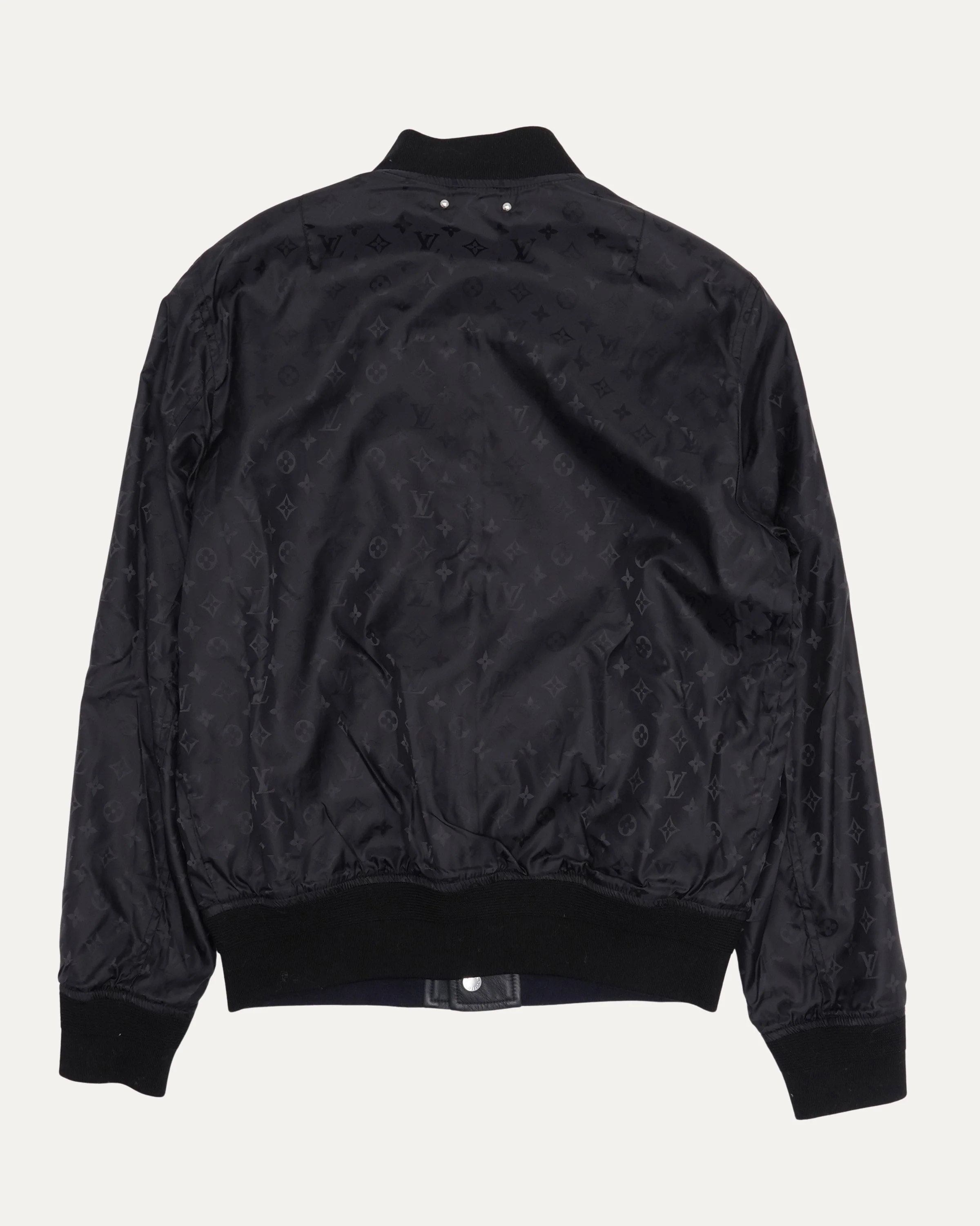 Monogram Reversible Leather Varsity Jacket - Image 4