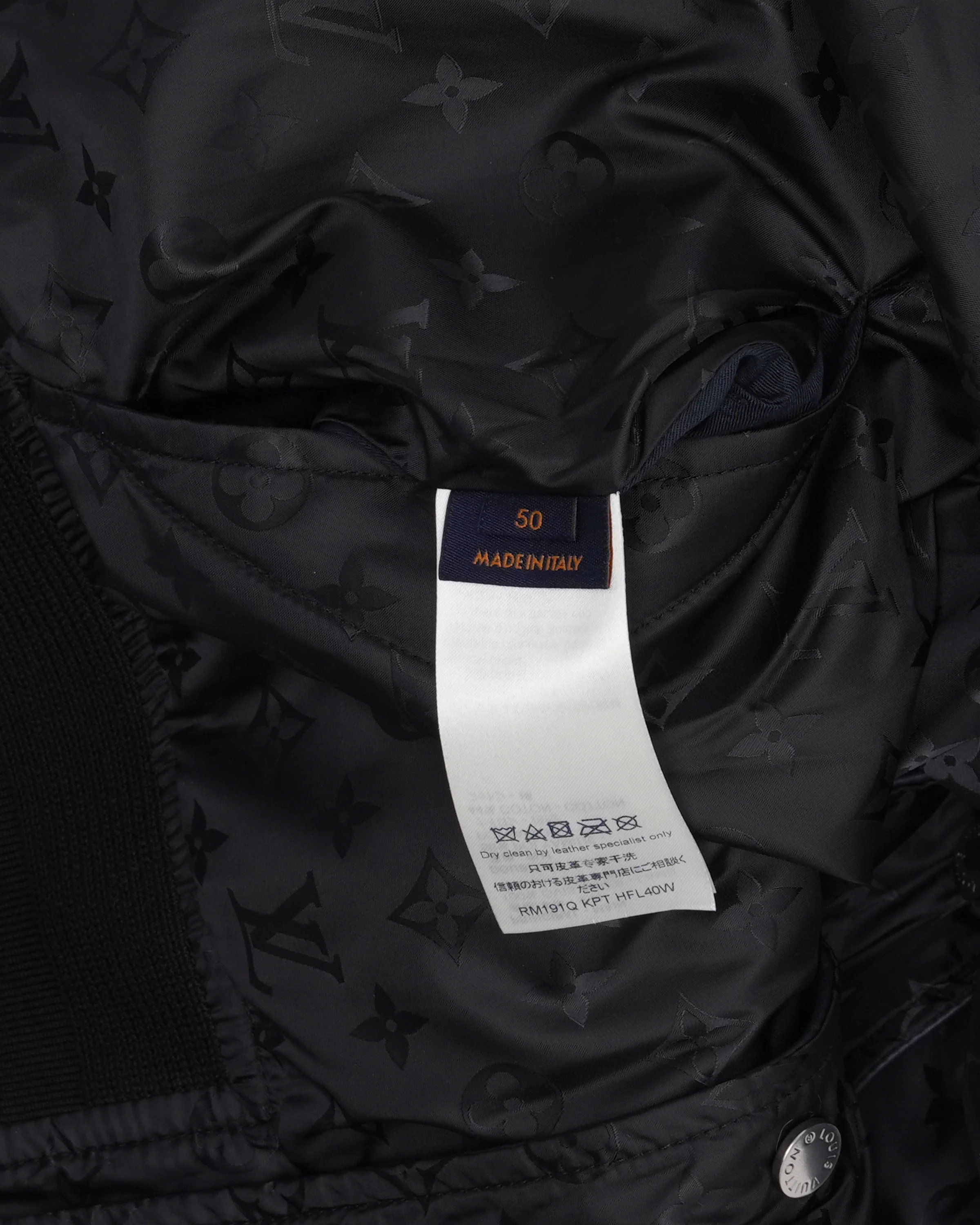Monogram Reversible Leather Varsity Jacket - Image 5