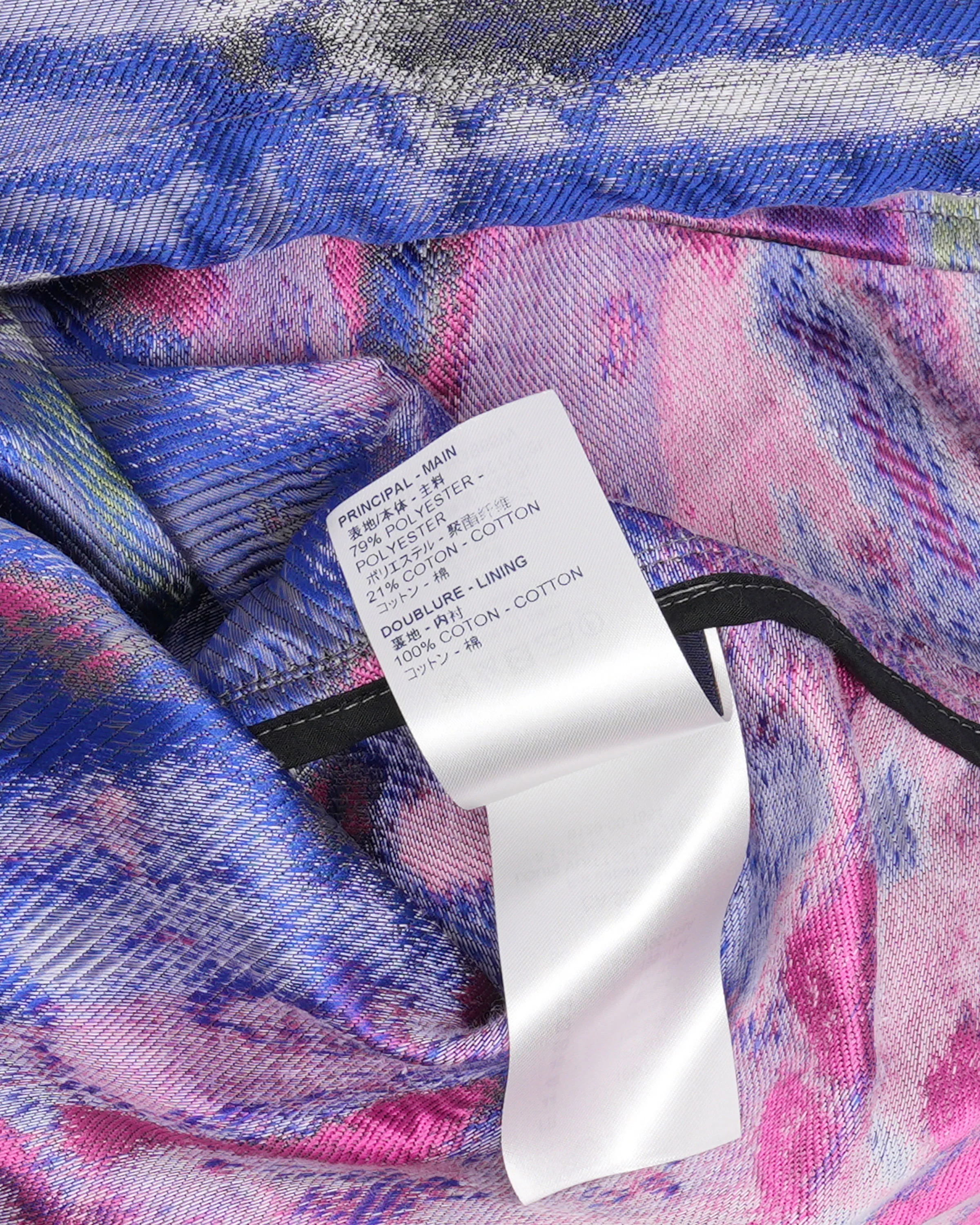 SS19 Abstract Print Patchwork Windbreaker Jacket - Image 5