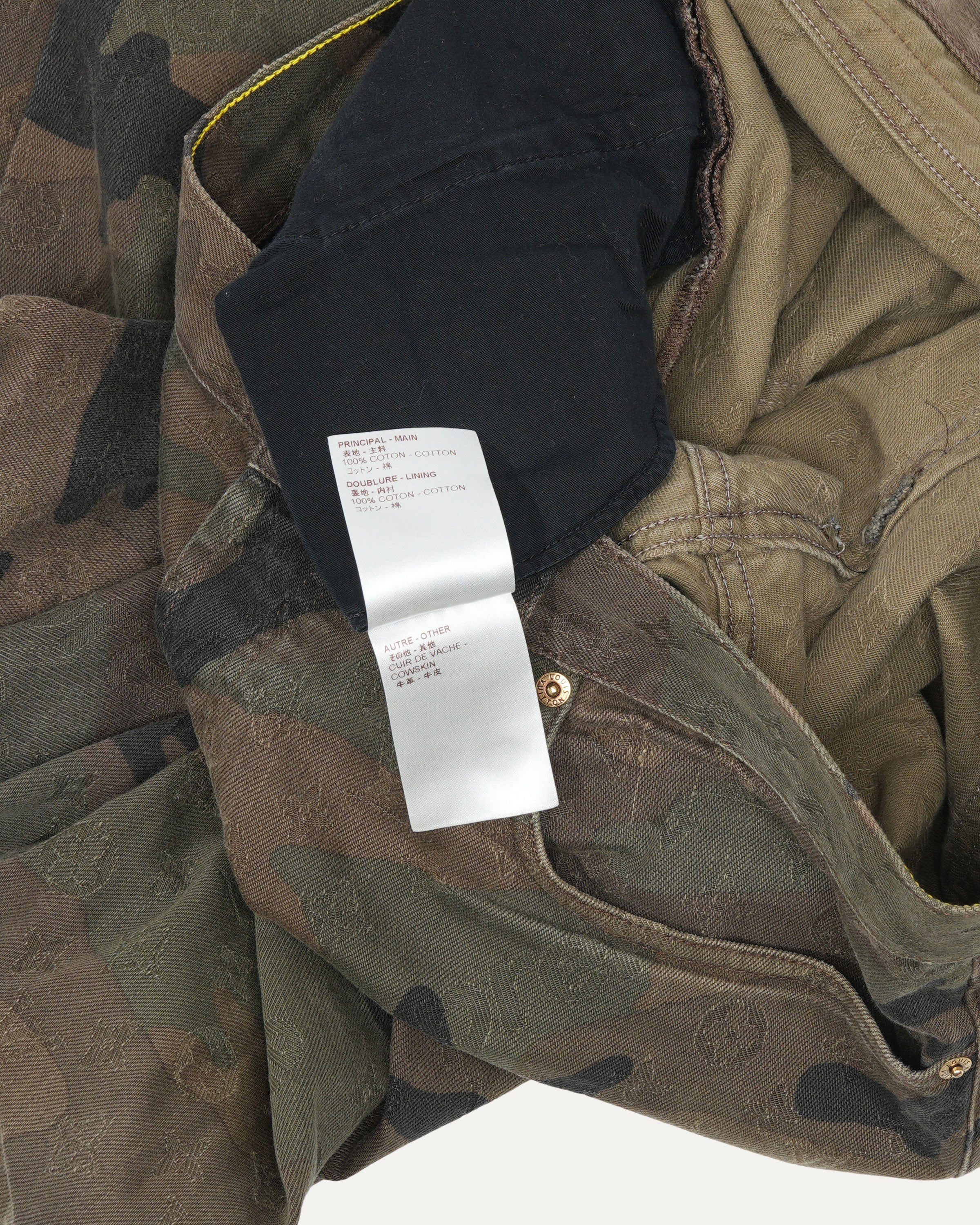 Supreme Jacquard Camouflage Monogram Jeans - Image 6