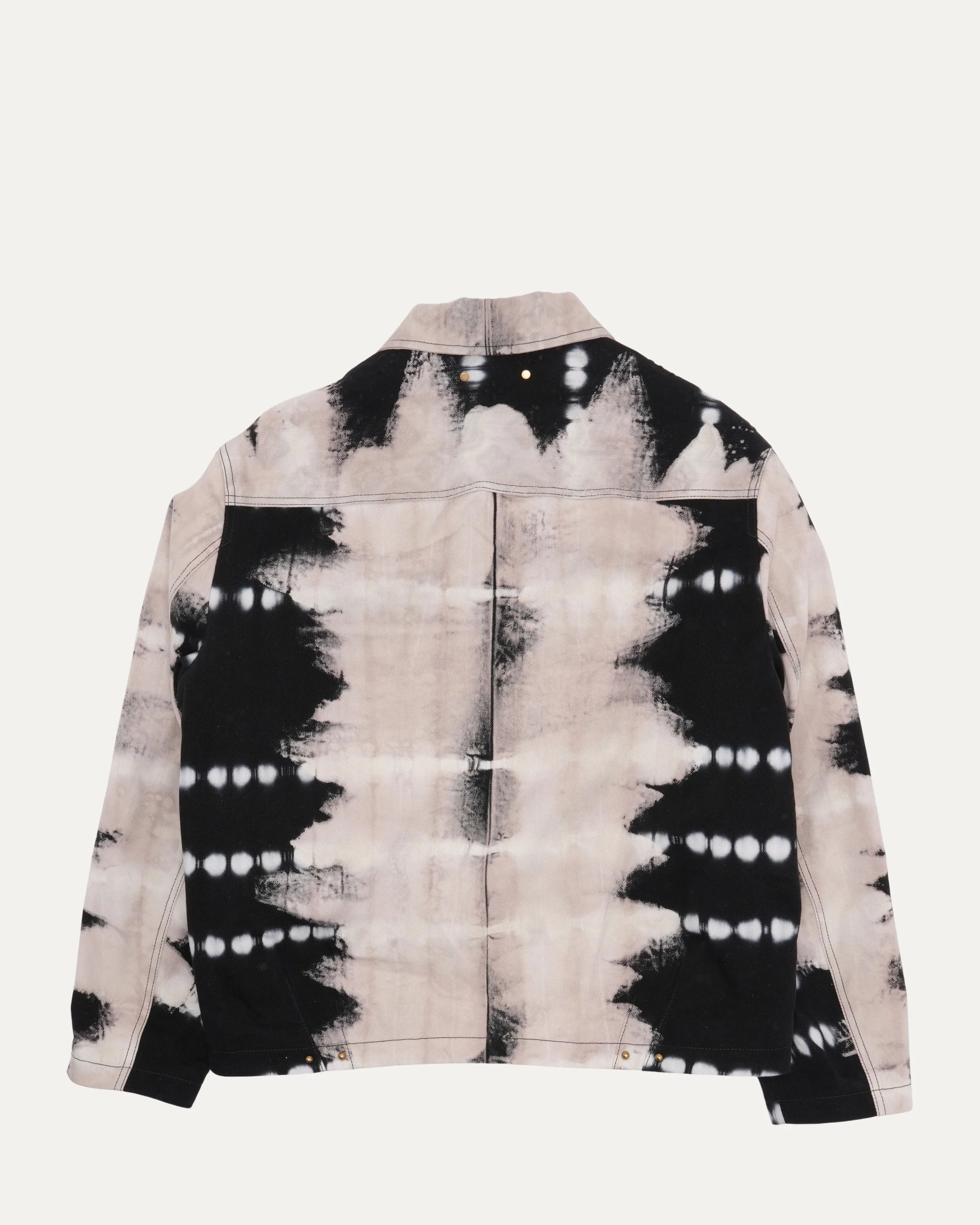 Tie Dye Monogram Denim Padded Jacket - Image 2