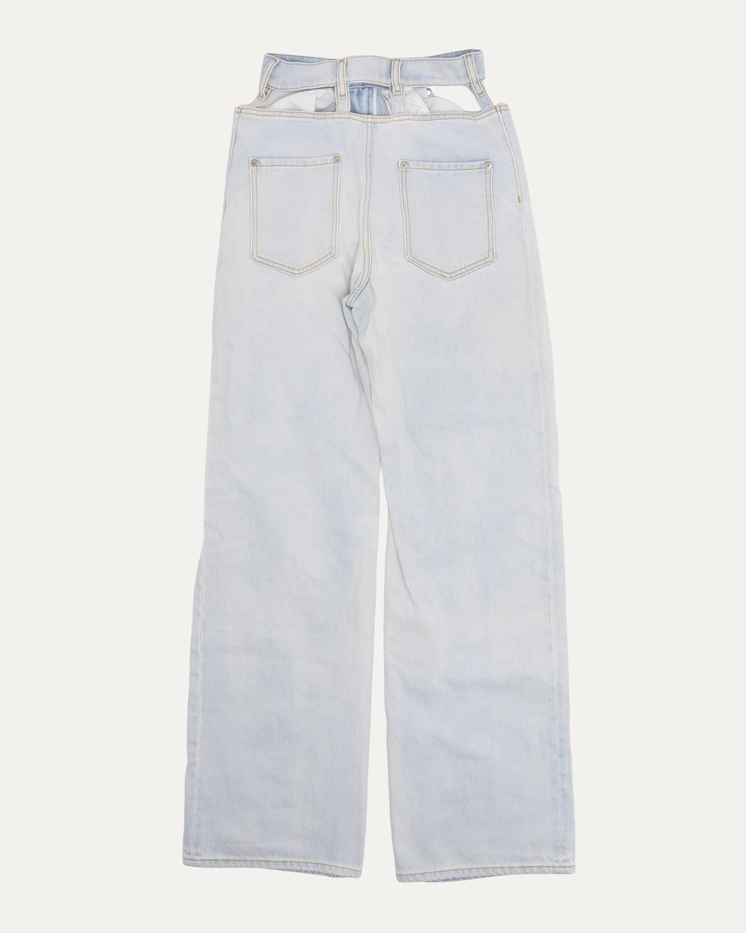 MM6 Cut Out Waistband Jeans - Image 2