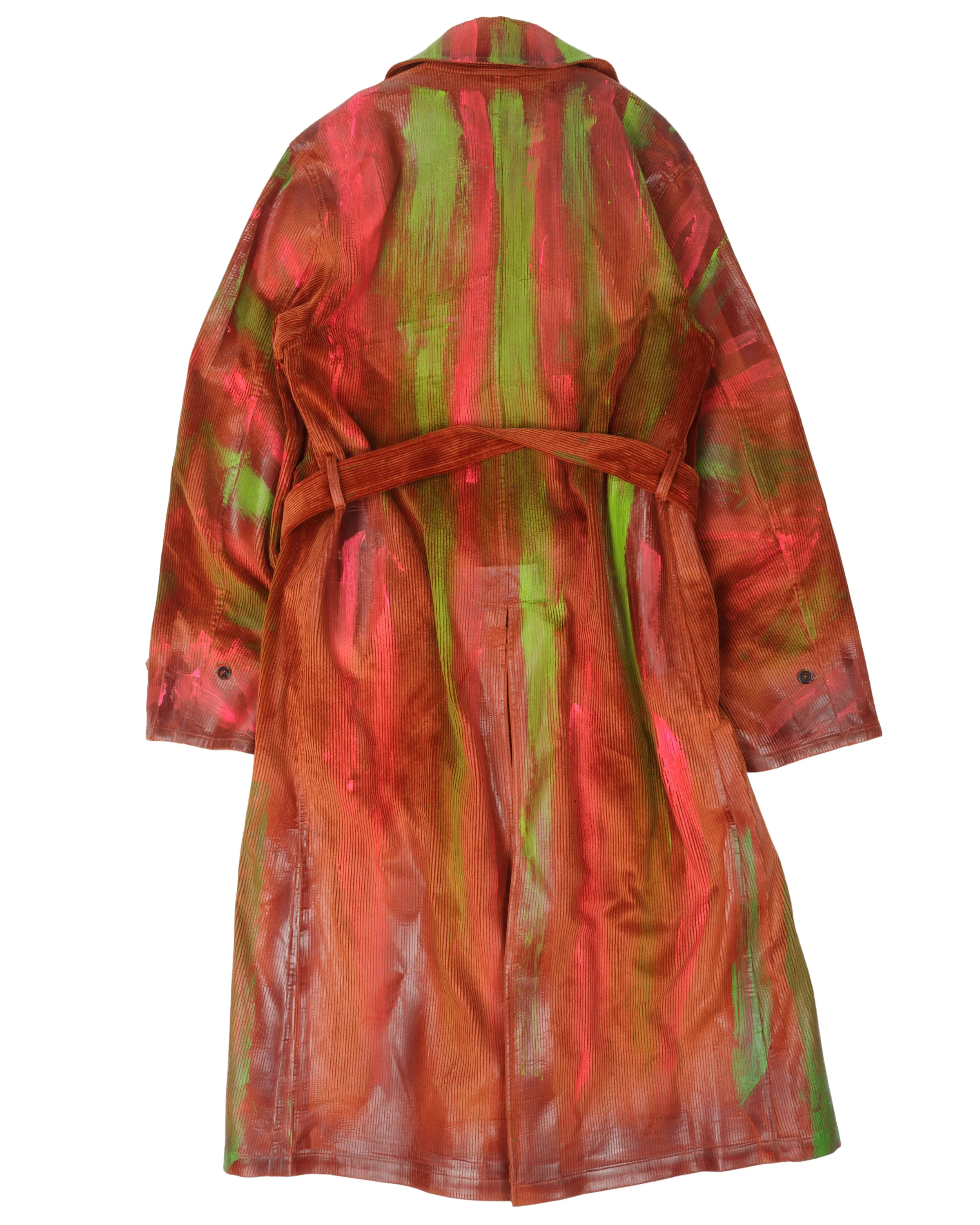 Hand Painted Trench Coat - Image 2