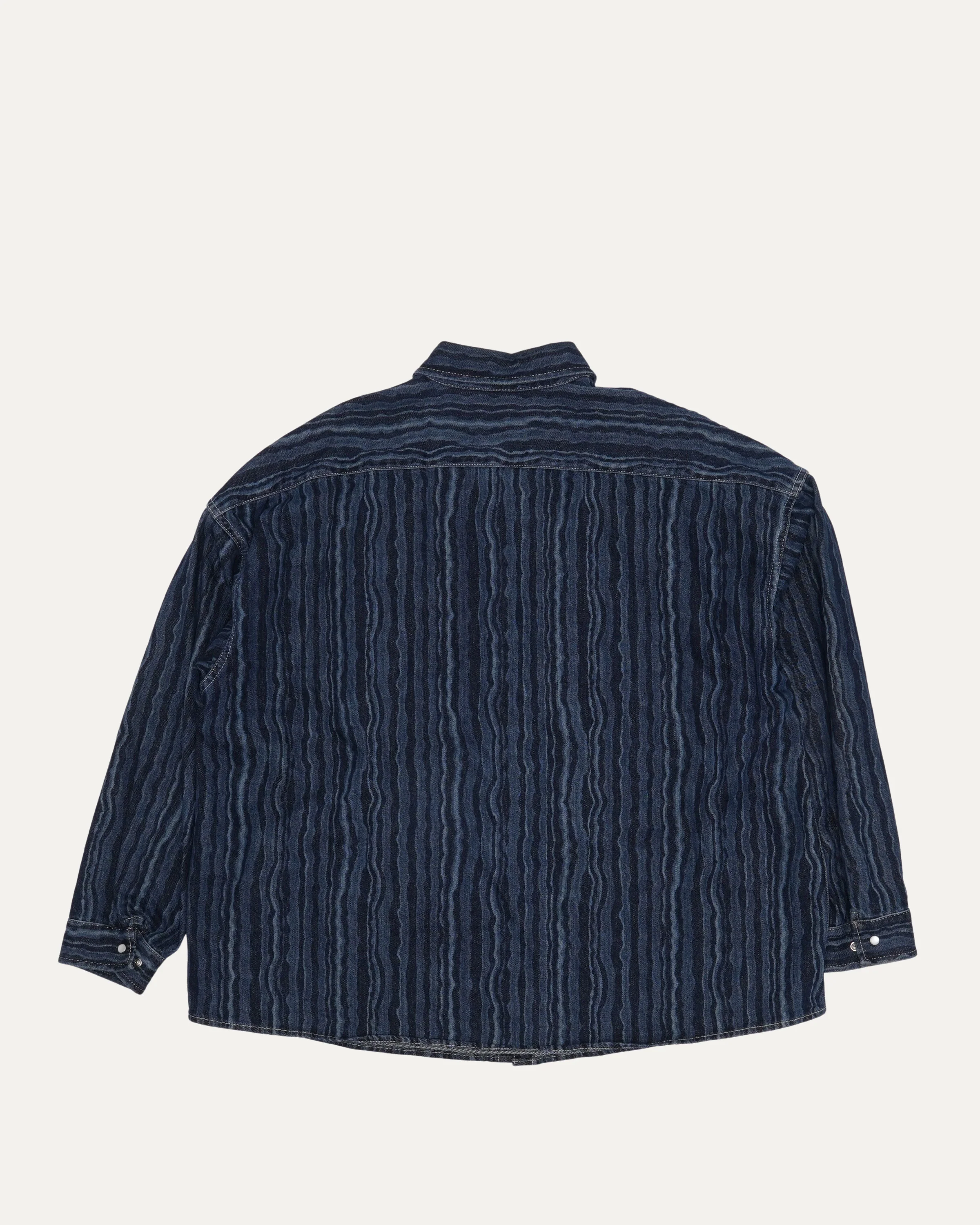Striped Denim Shirt - Image 2