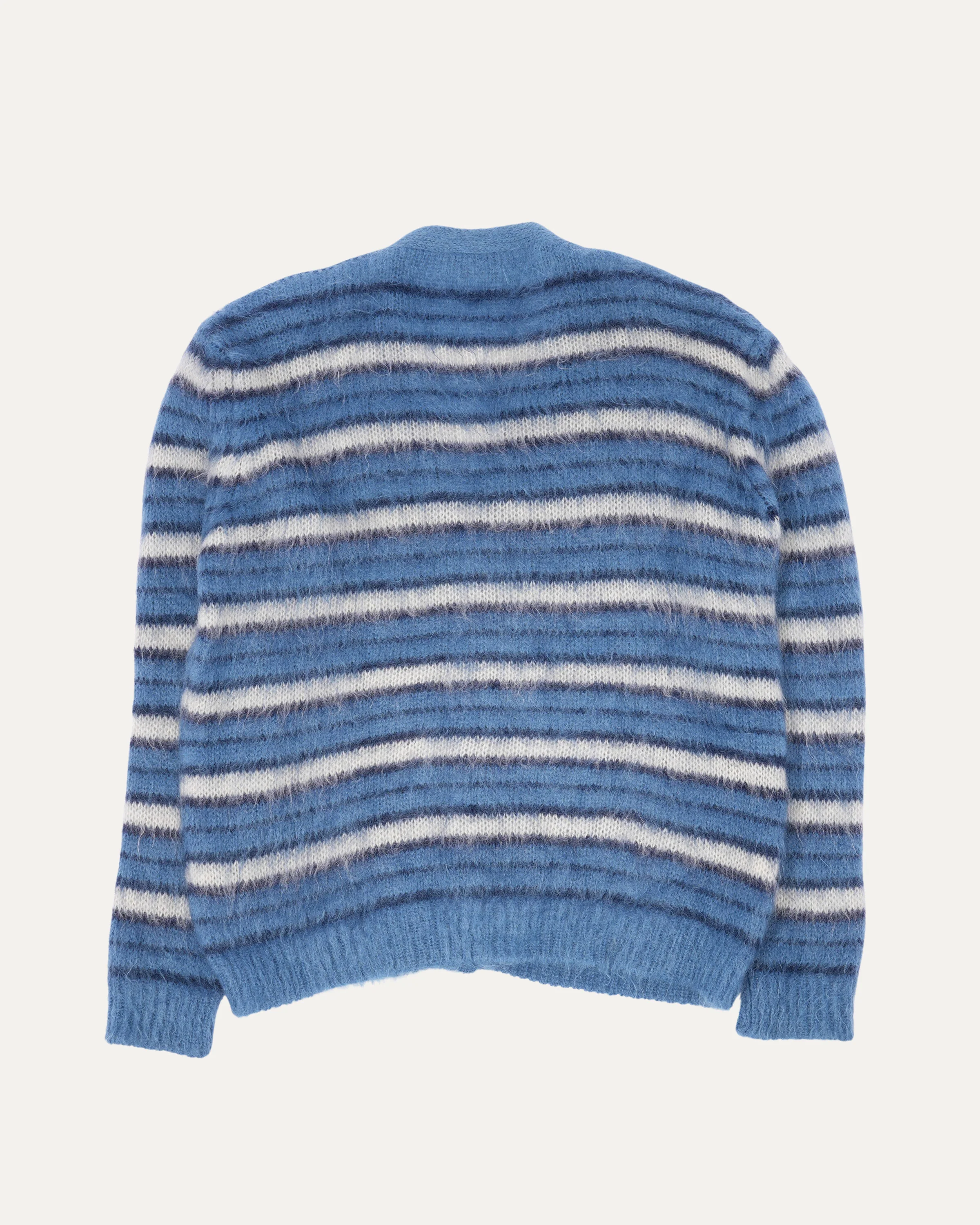 Mohair Striped Cardigan - Image 2