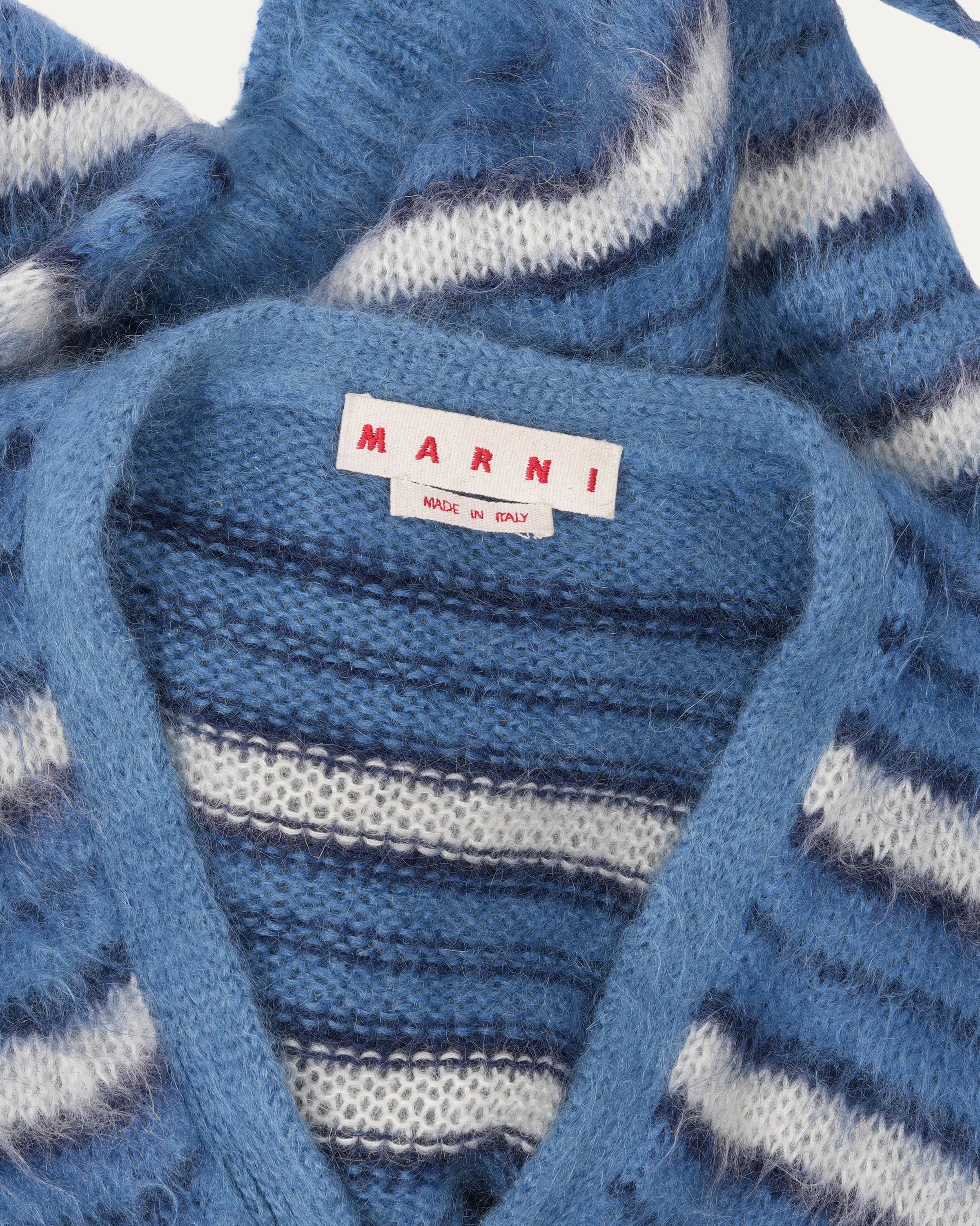 Mohair Striped Cardigan - Image 3