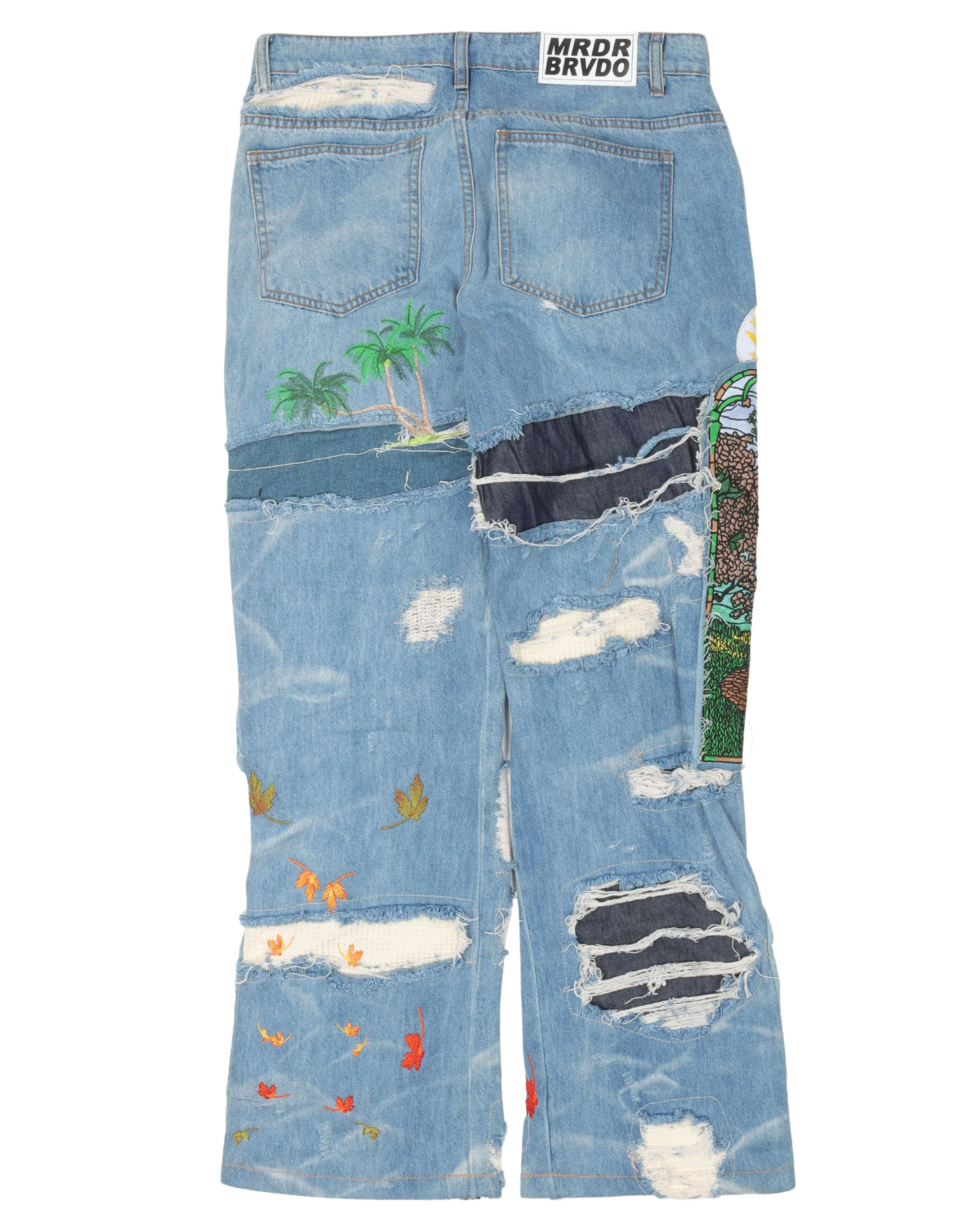 Who Decides War Patchwork Jeans - Image 2