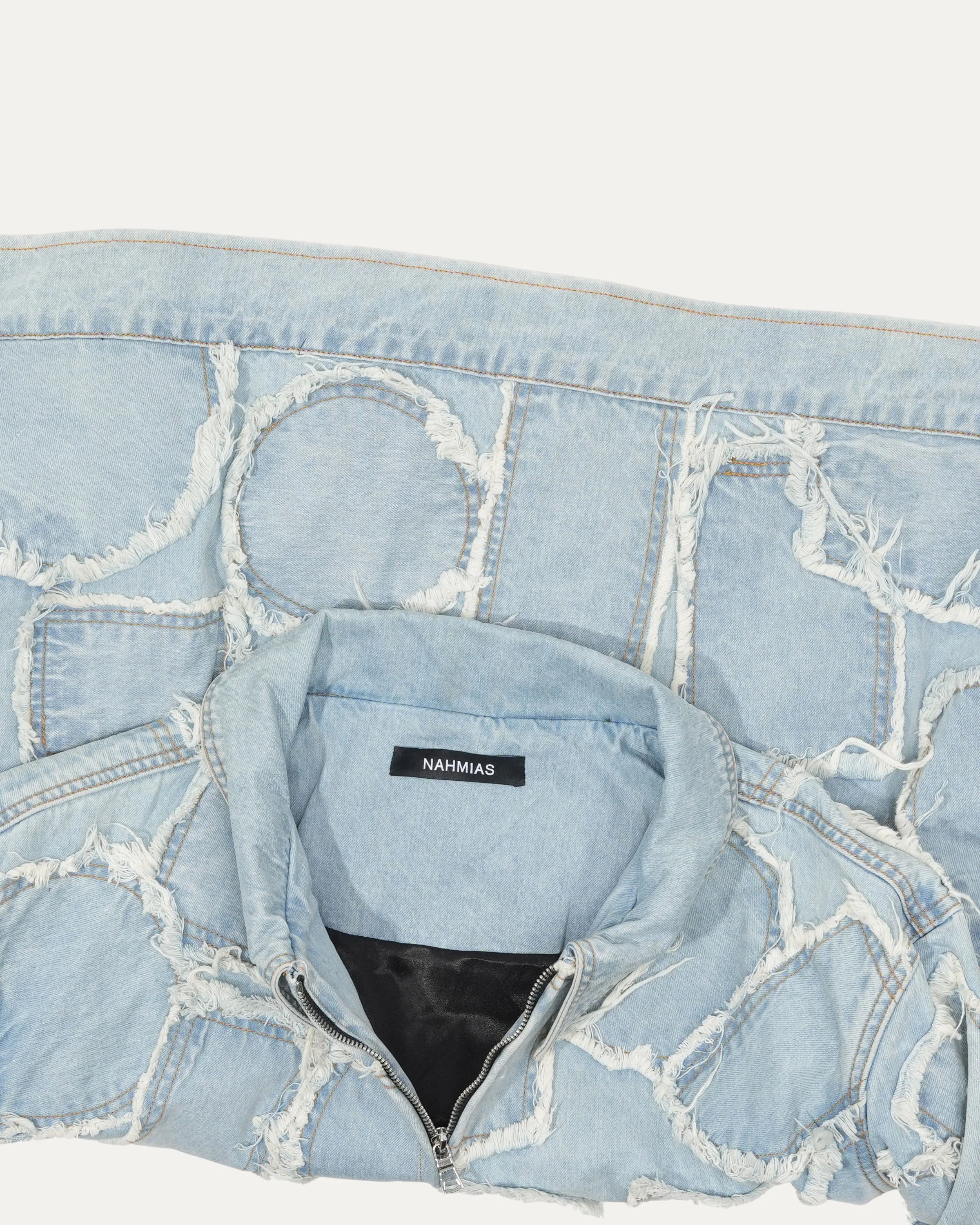 Denim Logo Worker Jacket - Image 3