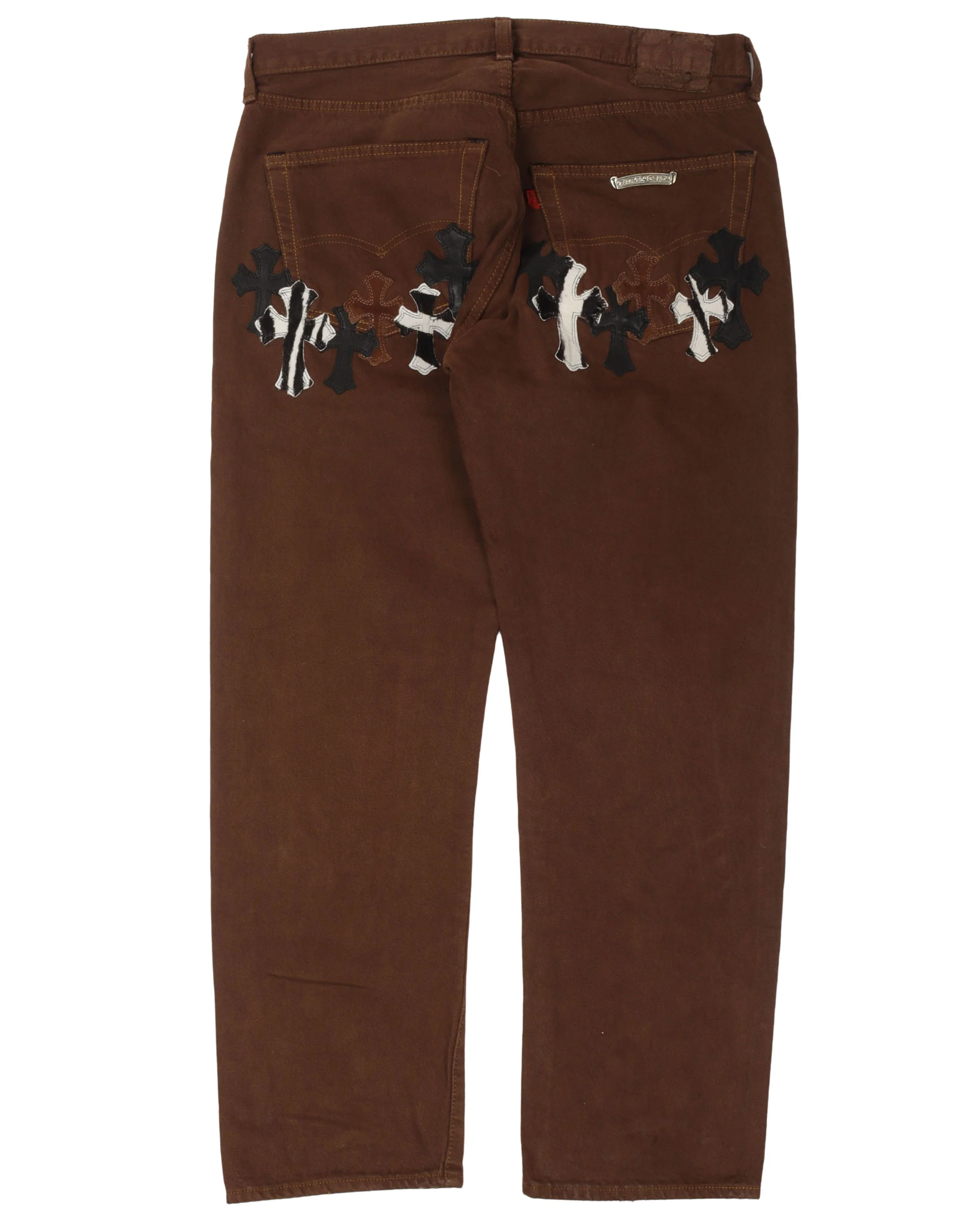 NYFW Zebra Levi's Cross Patch Jeans - Image 2