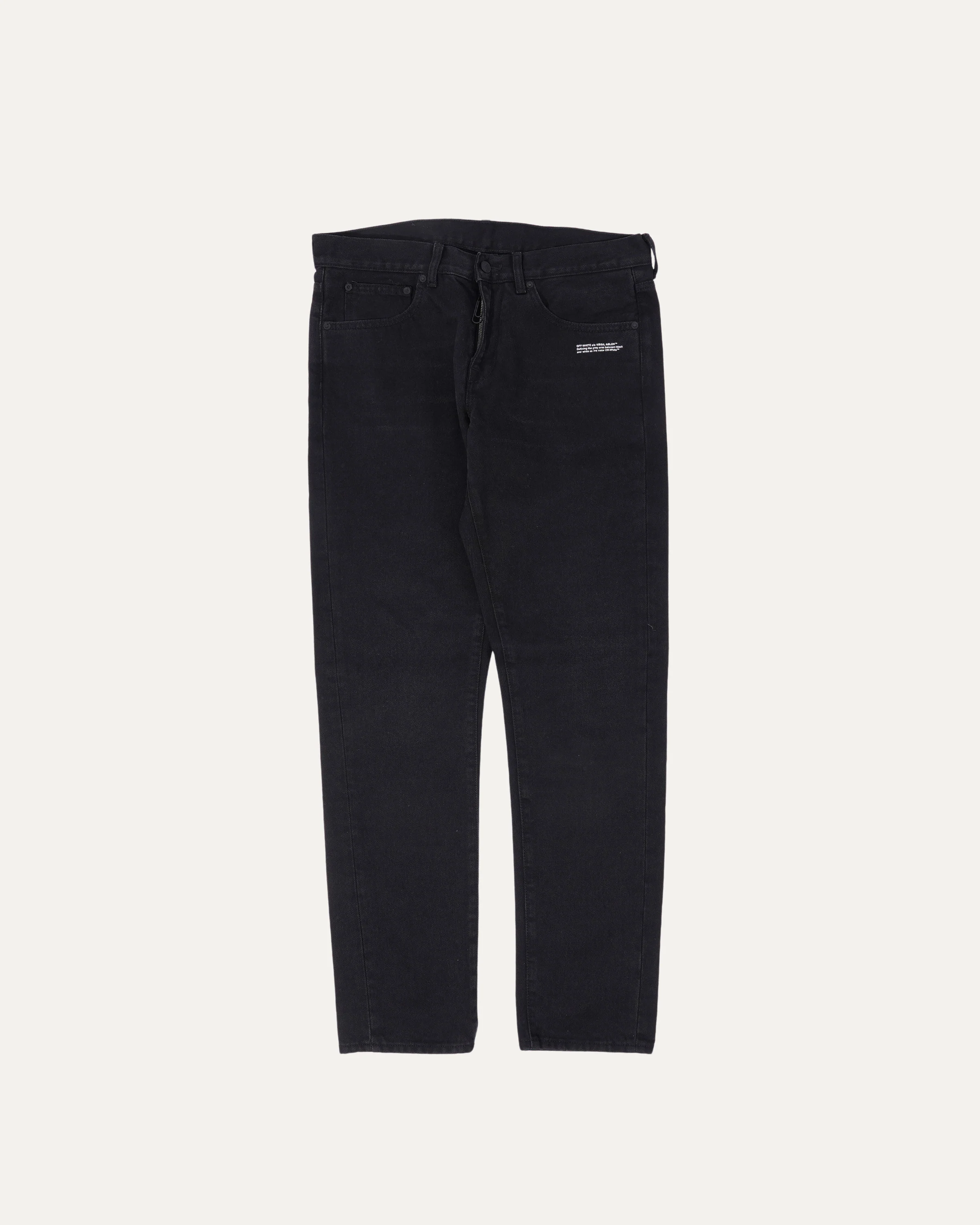 Diagonal Pocket Jeans