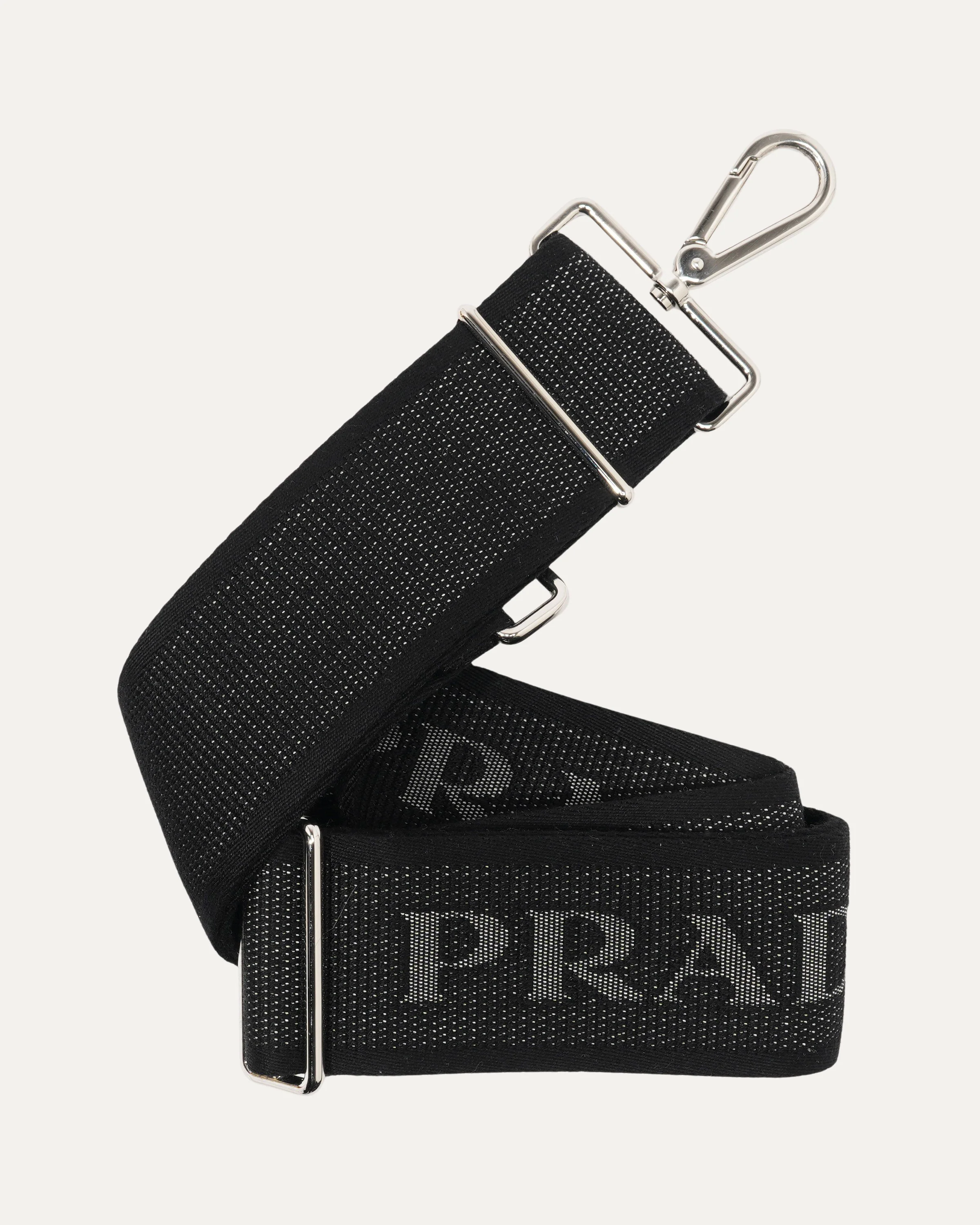 Embossed Logo Striped Tote Bag - Image 8