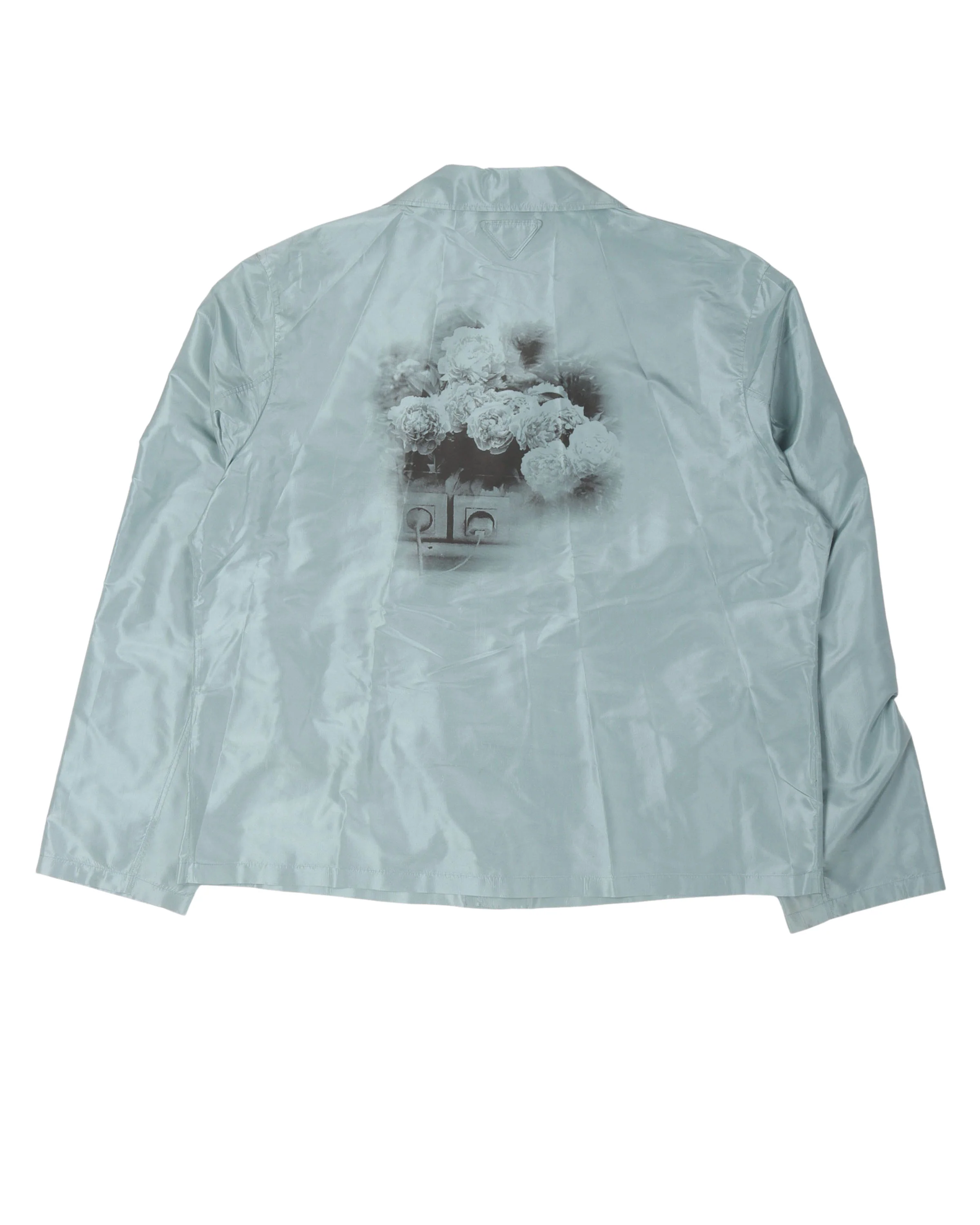 Silk Graphic Print Casual Shirt - Image 2