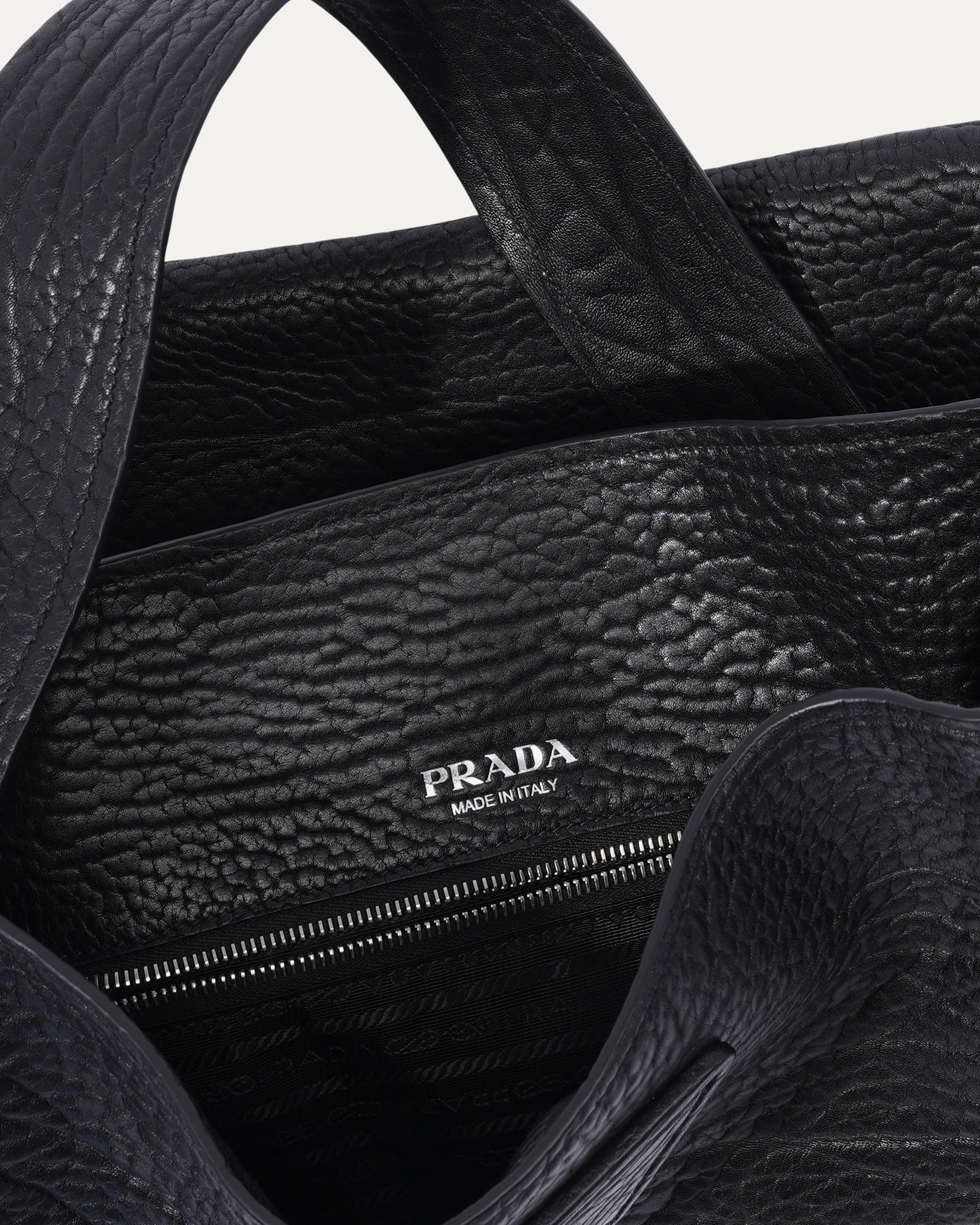 Triangle Plaque Leather Shoulder Bag - Image 3