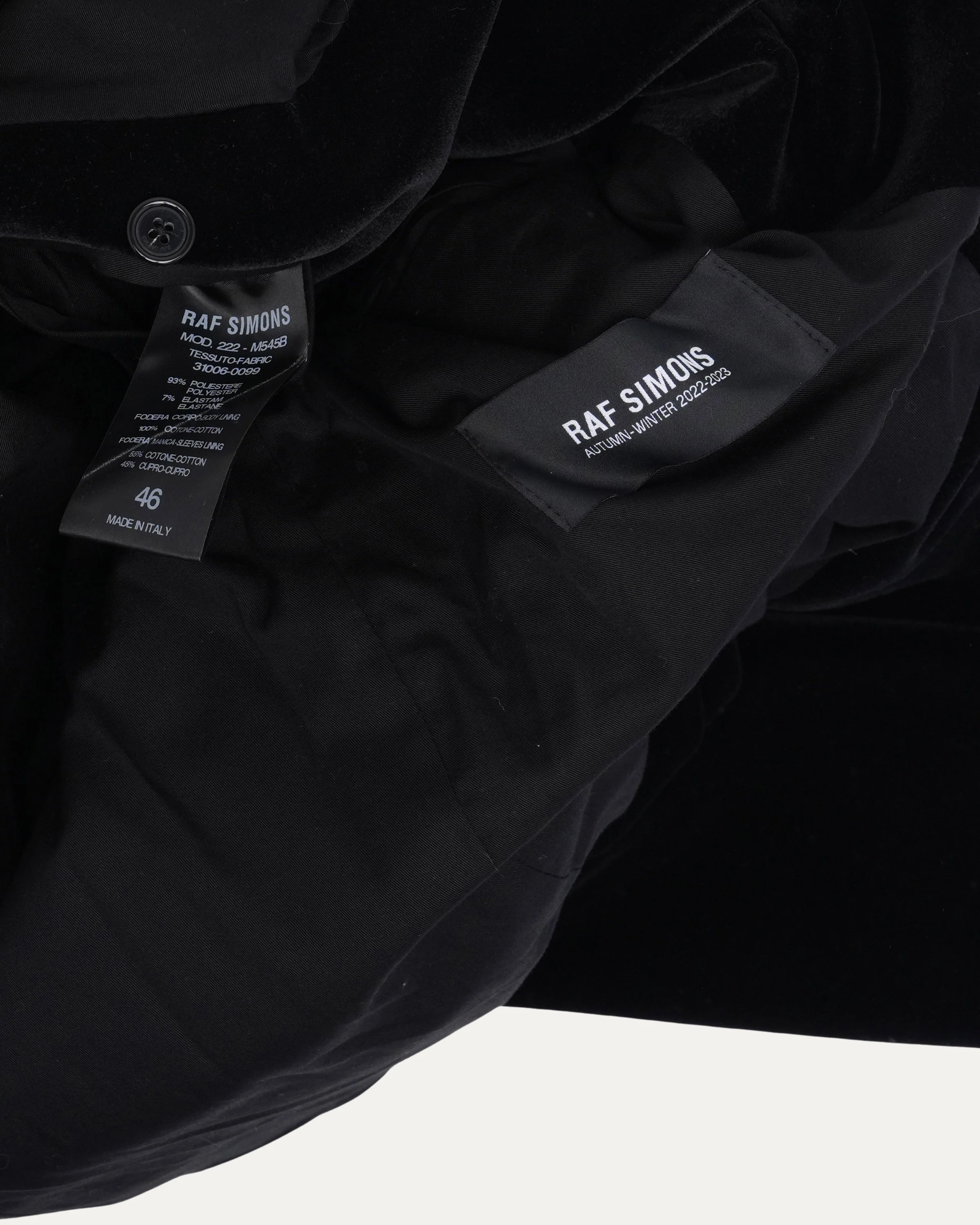 AW23 Velour Blazer - Image 3