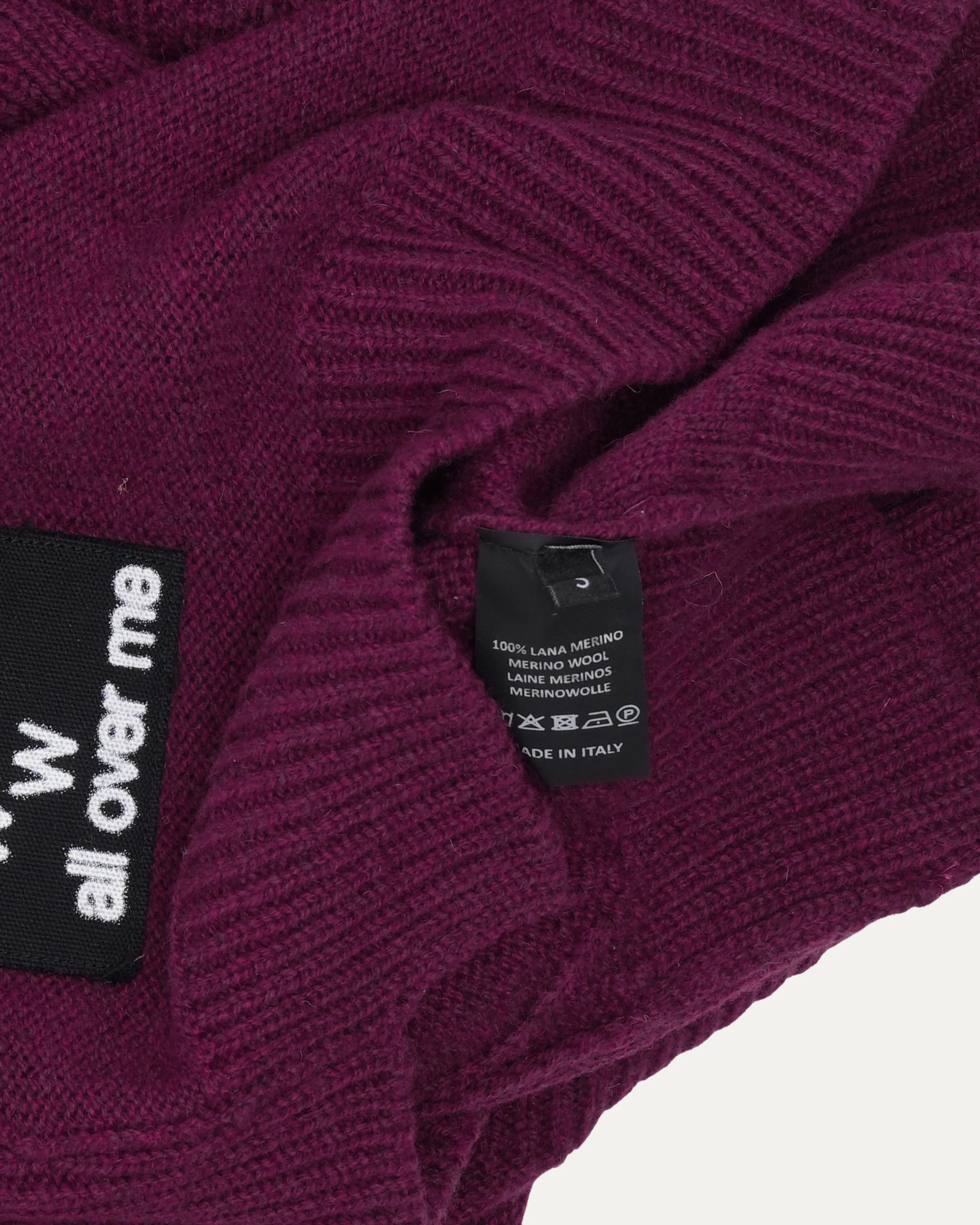 SS21 Oversized Wool Patchwork Sweater - Image 4