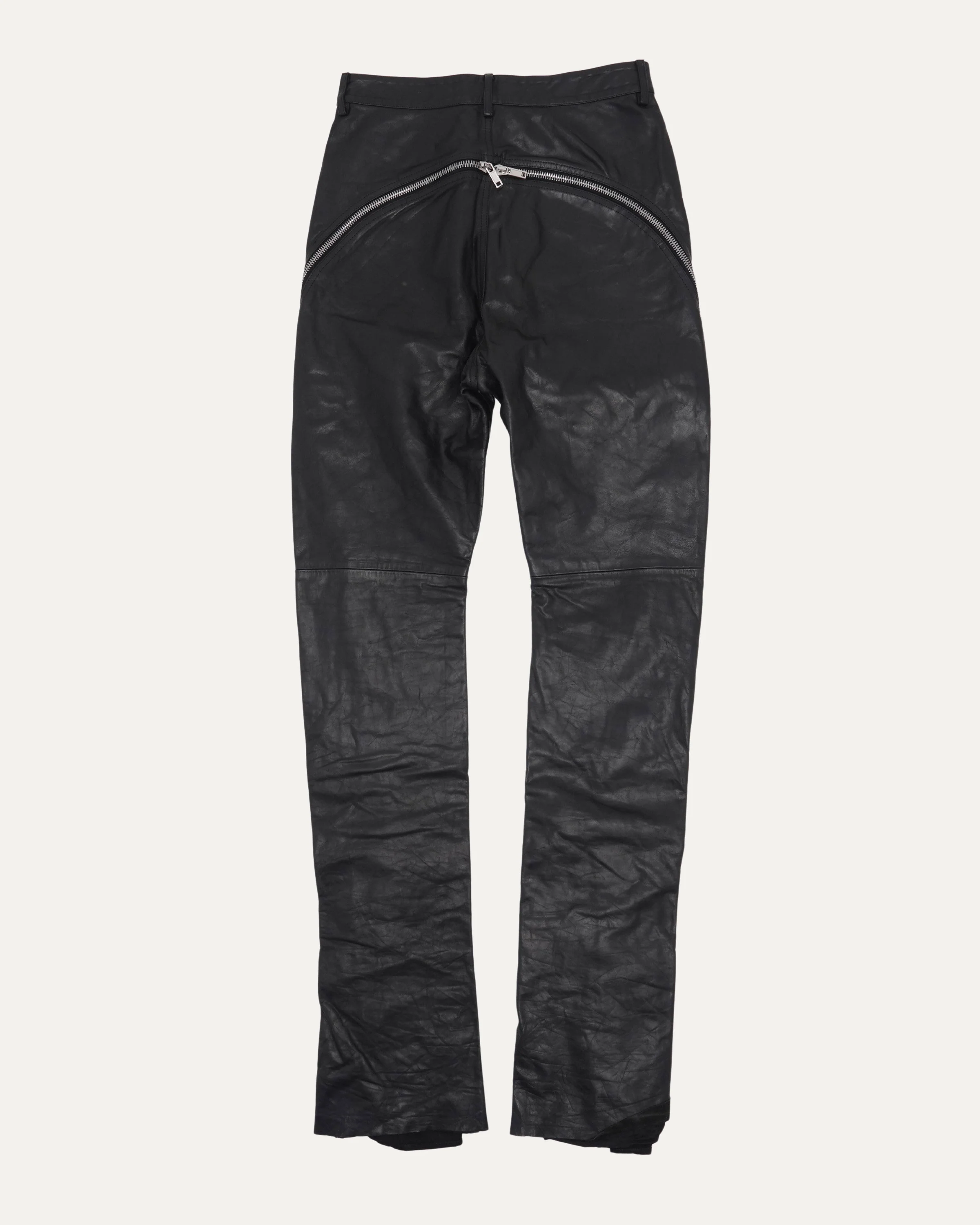 Bolan Flared Leather Pants - Image 2