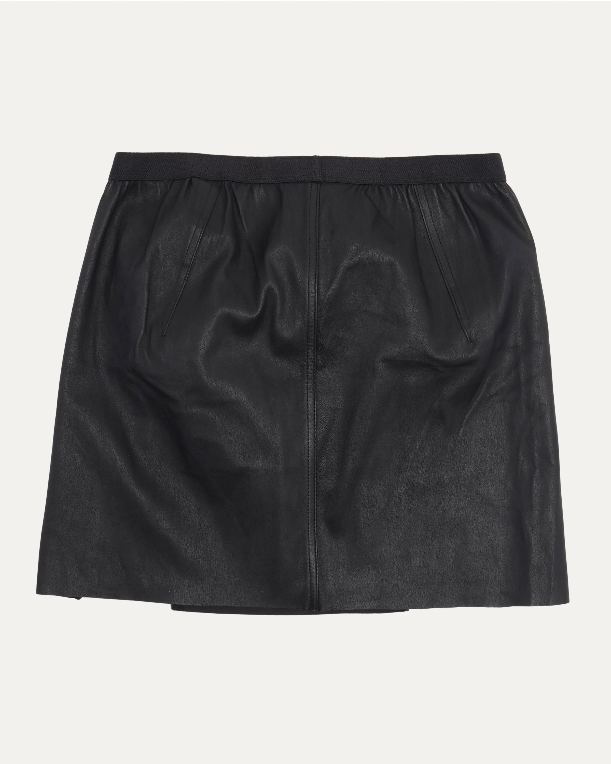 Leather Mini Skirt - Image 3