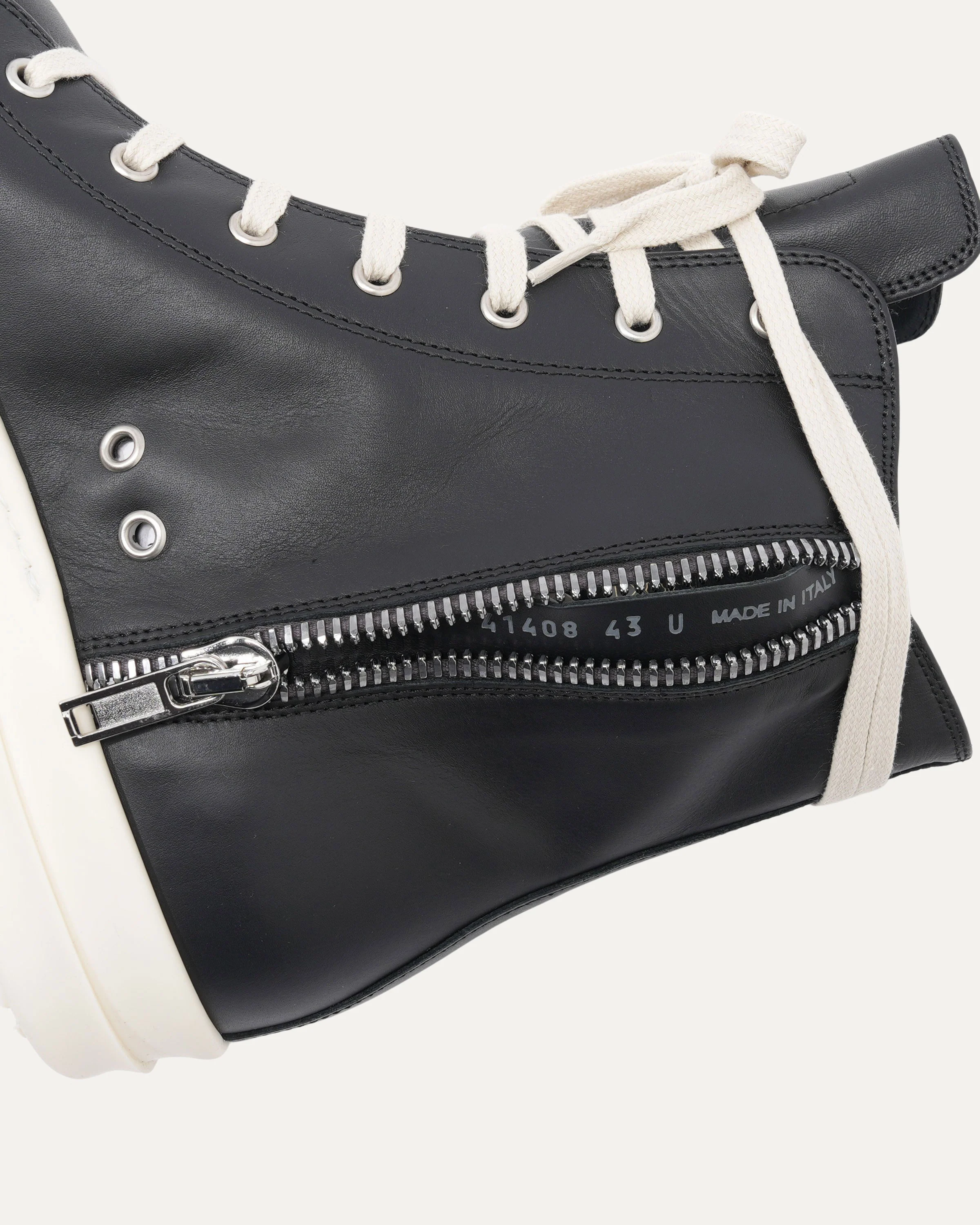 Leather Ramone High Top Sneakers - Image 6