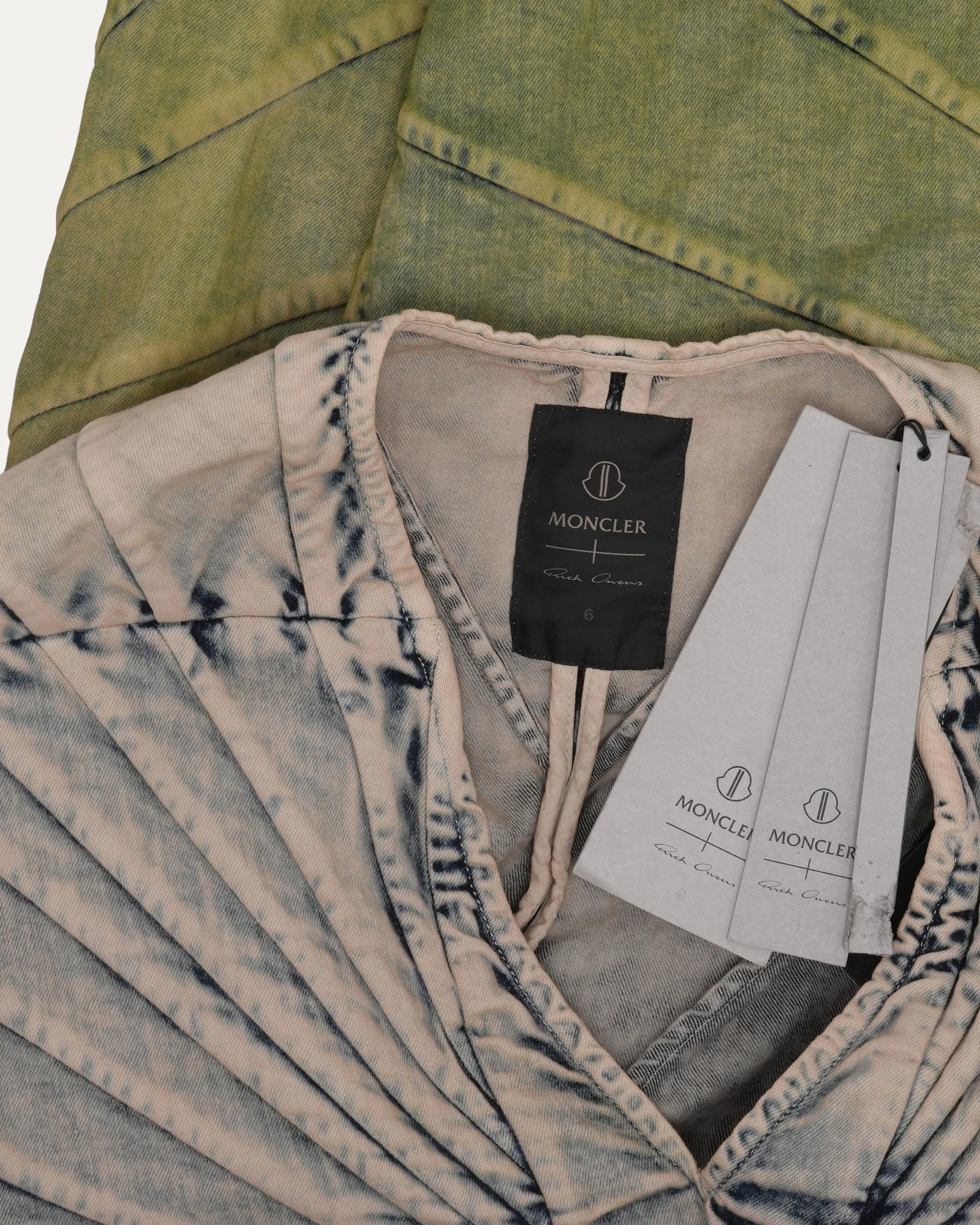 Moncler Radiance Acid Degrade Denim Top - Image 3