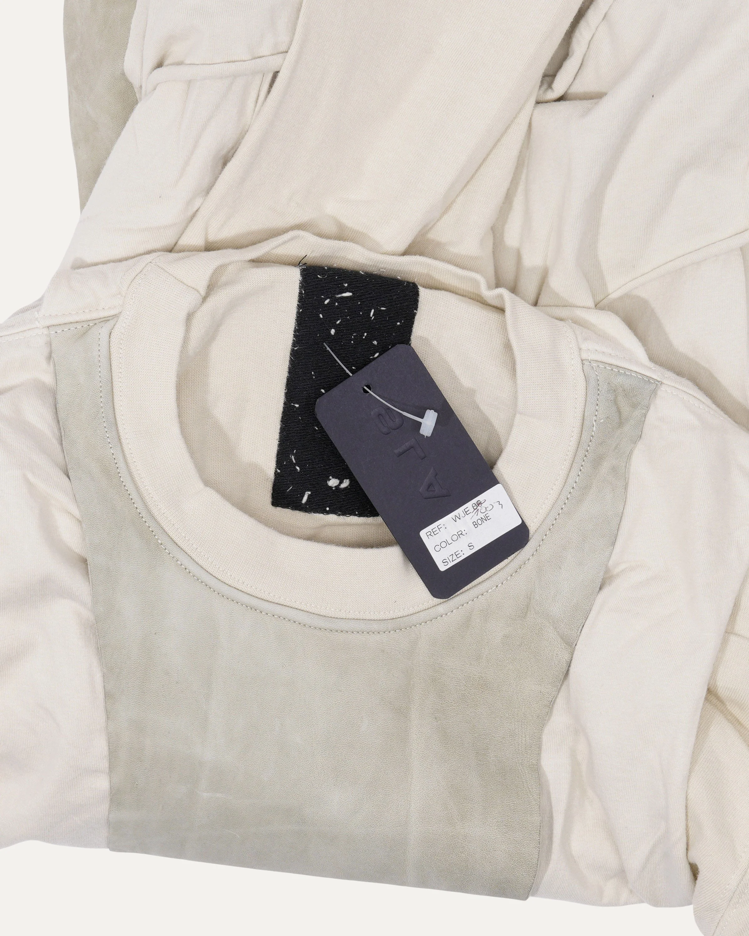 SLAB Leather Layered Long Sleeve T-Shirt - Image 3