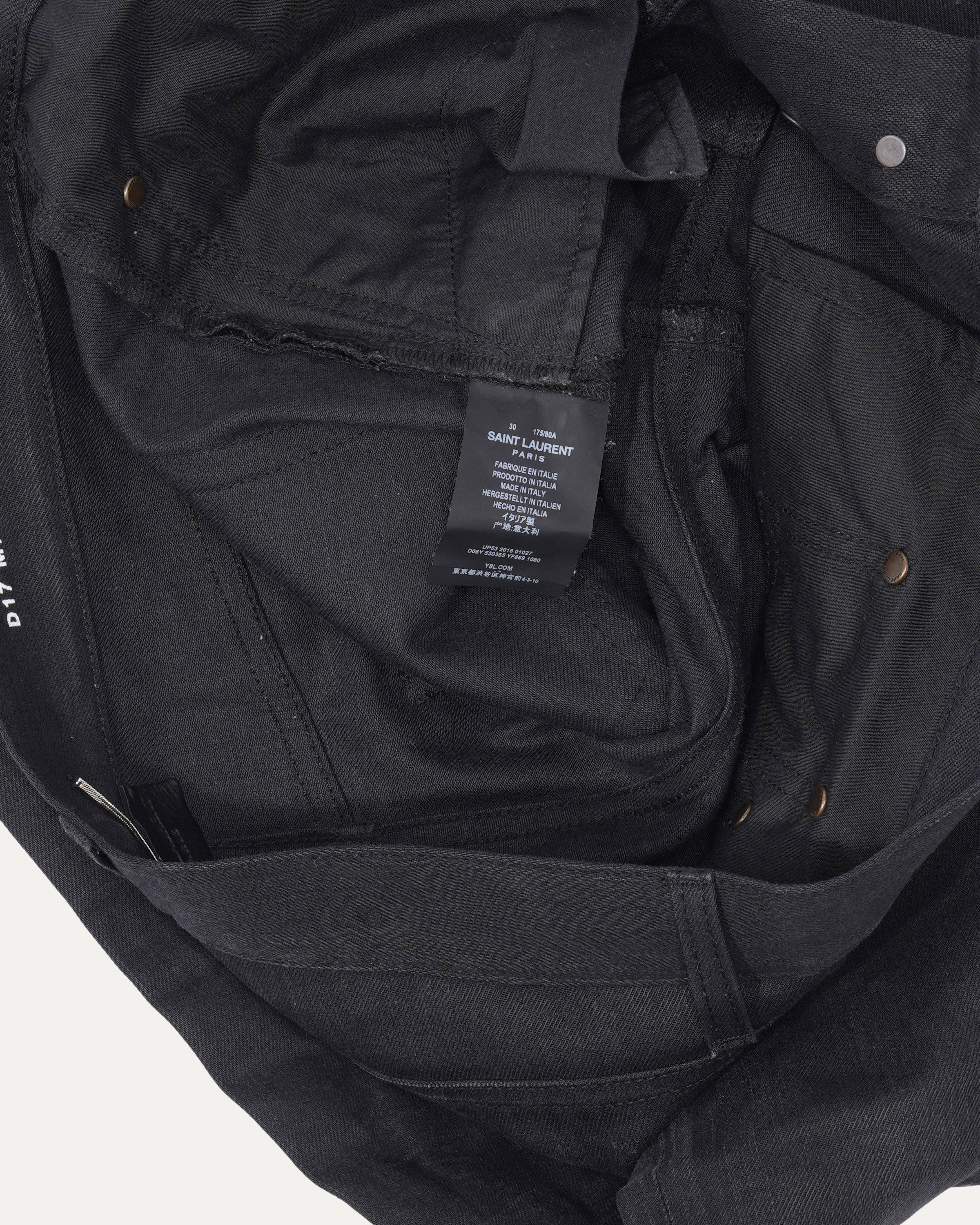 Waxed Flared Jeans - Image 4