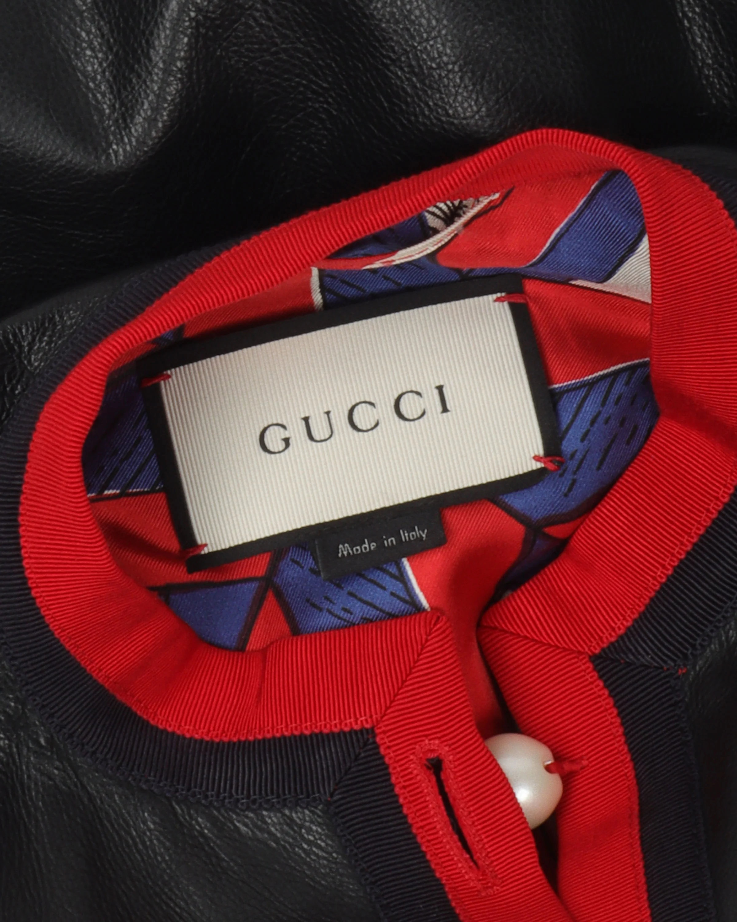 Silk Lined Leather Button Shirt - Image 3