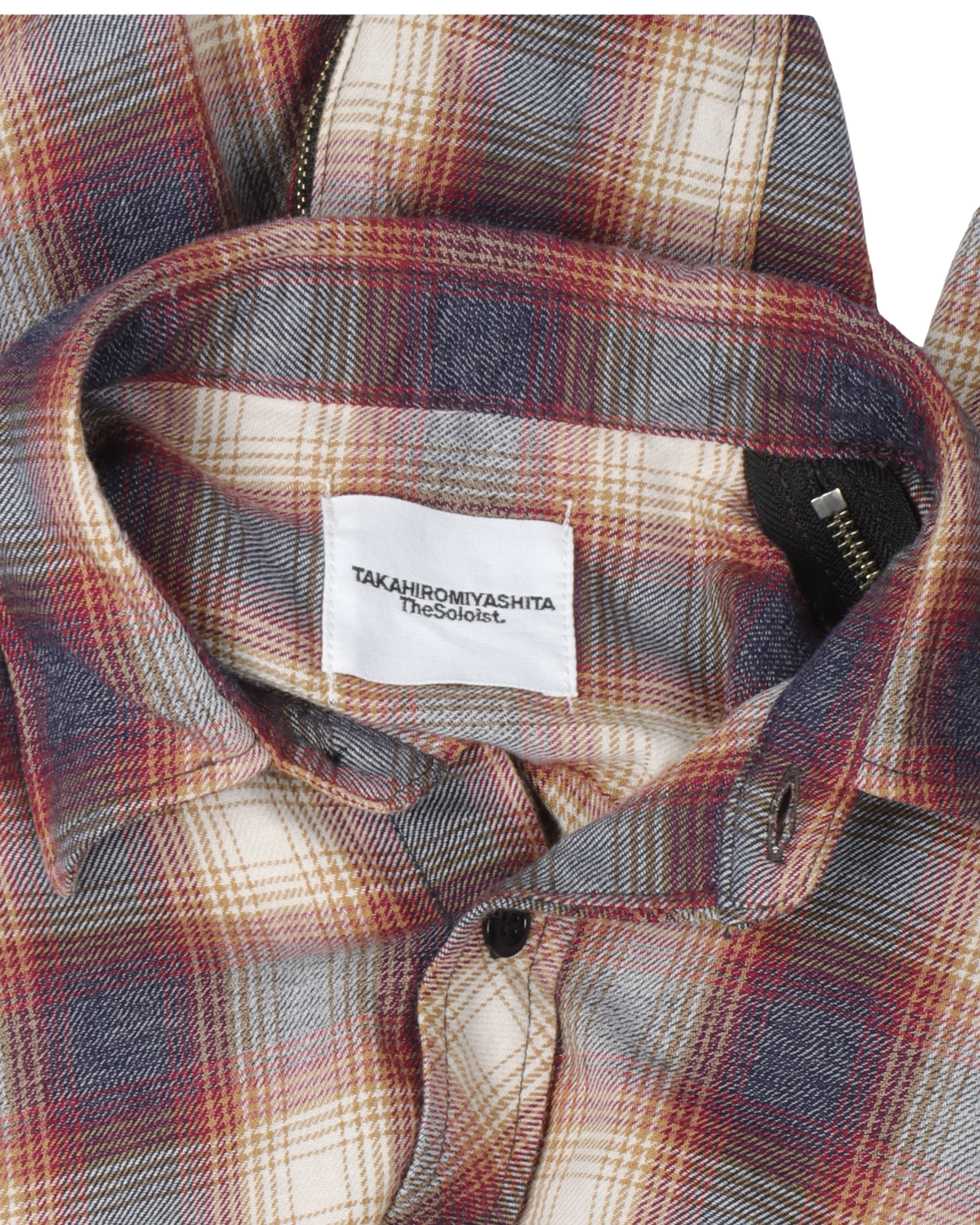 John Doe Zipper Flannel Shirt - Image 3
