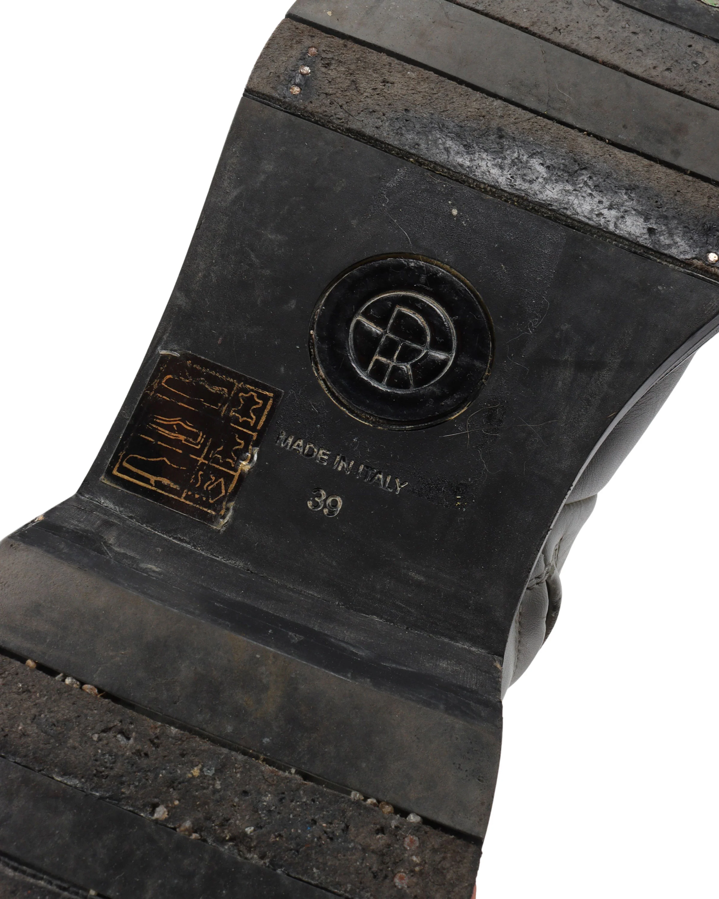 Leather Combat Boots - Image 6