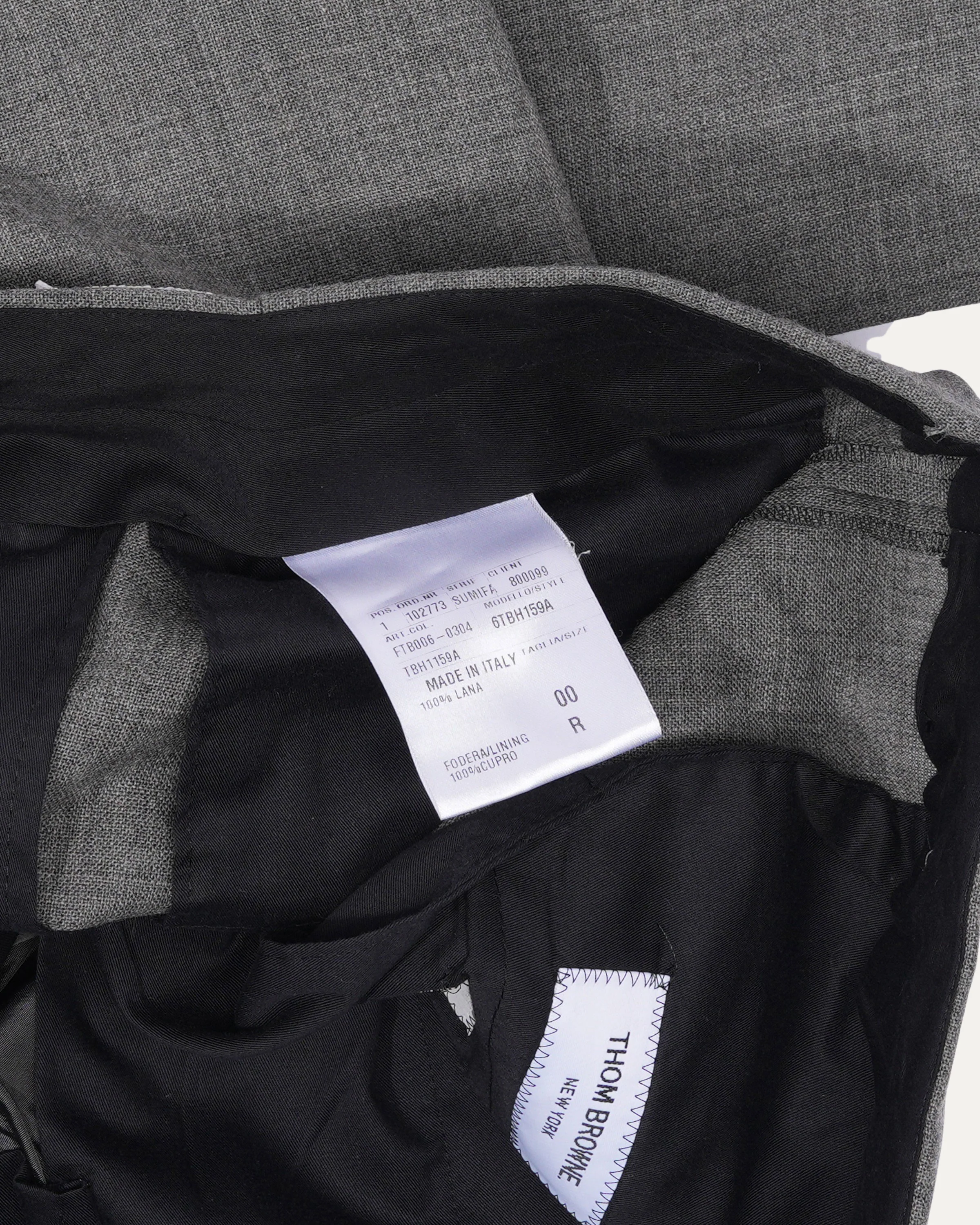 Single Breasted Wool Short Suit - Image 8