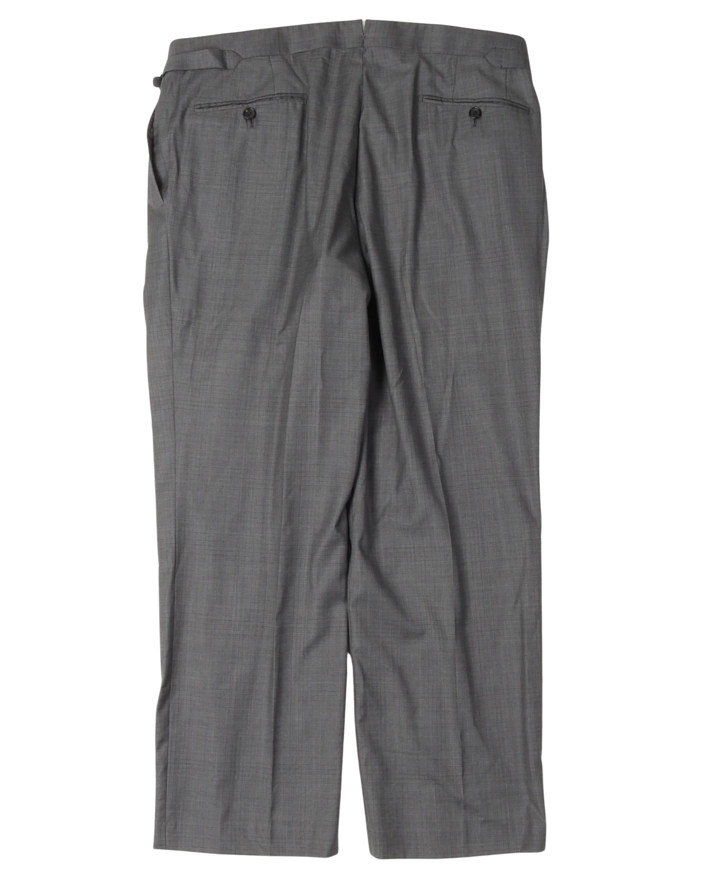 Pattern Wool Trousers - Image 2