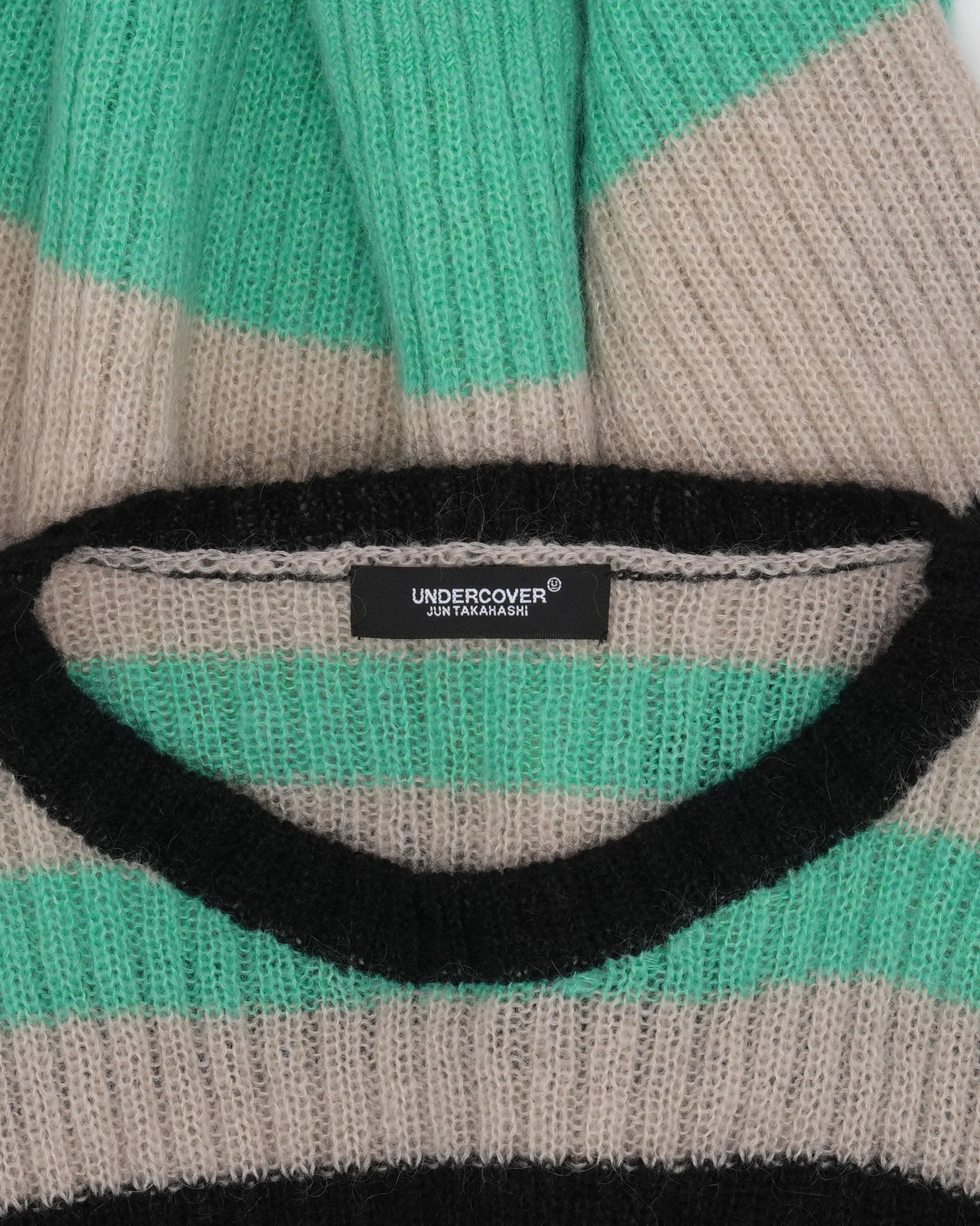 Mohair Blend Striped Sweater - Image 3